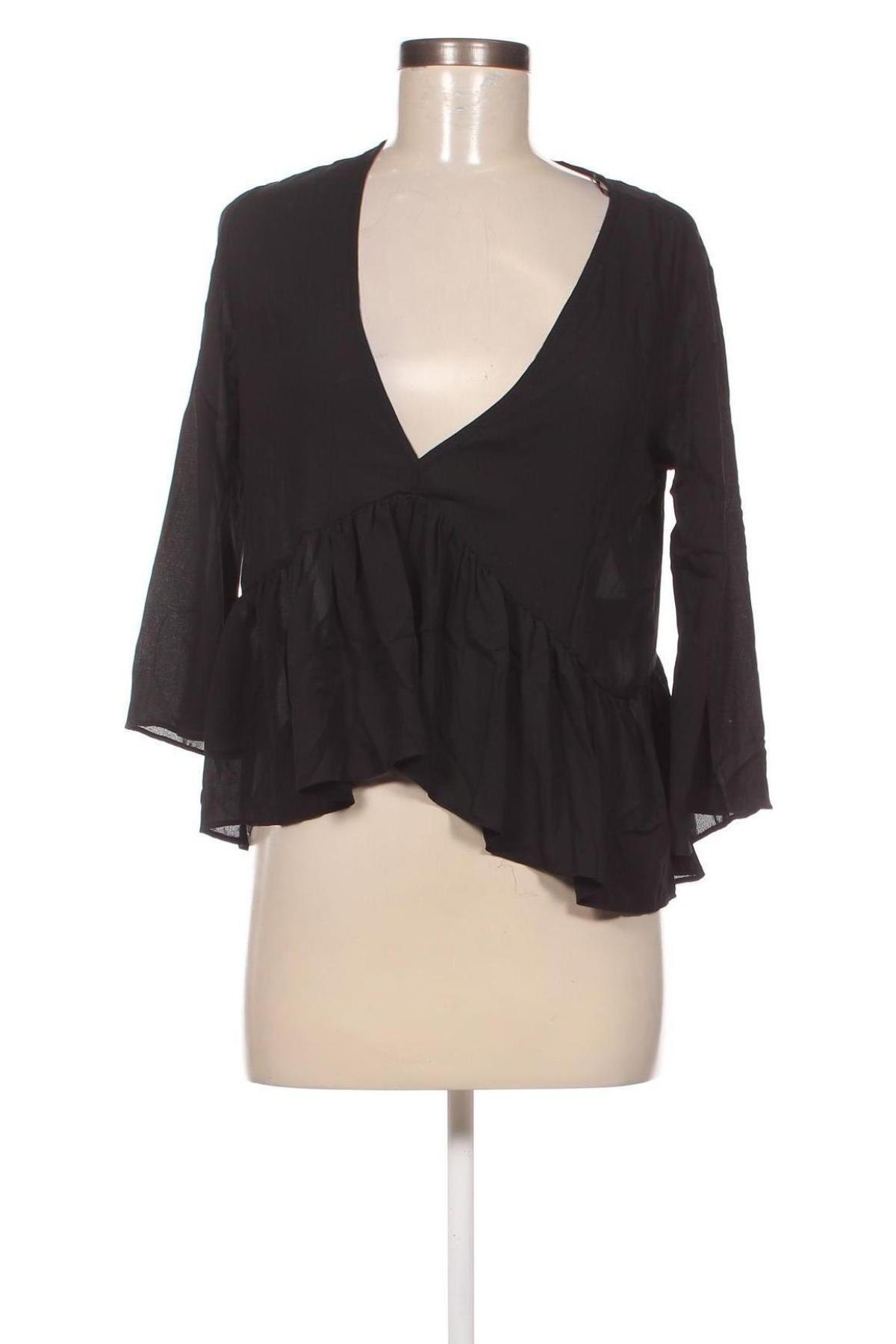 Γυναικεία μπλούζα Bik Bok, Μέγεθος XS, Χρώμα Μαύρο, Τιμή 1,65 €