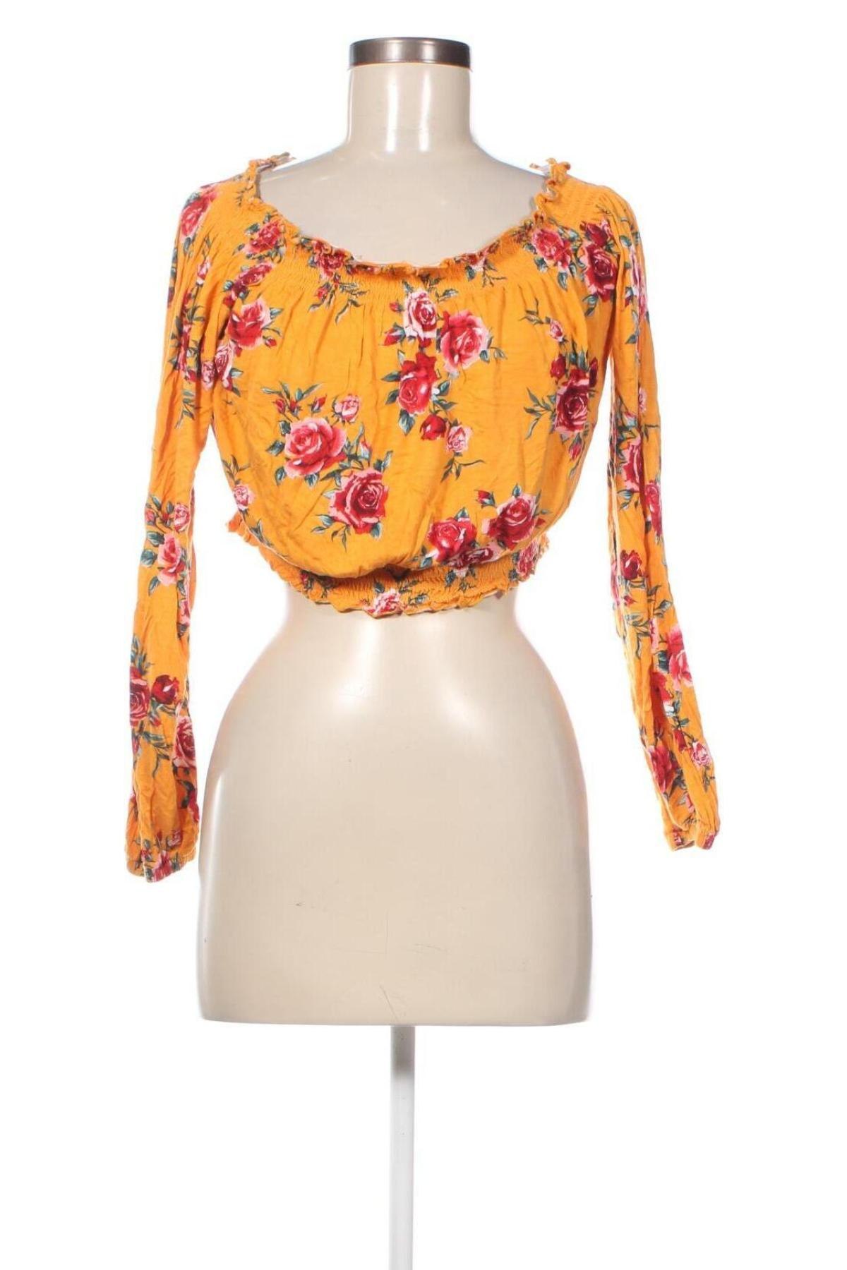 Дамска блуза H&M Divided, Размер L, Цвят Оранжев, Цена 3,04 лв.