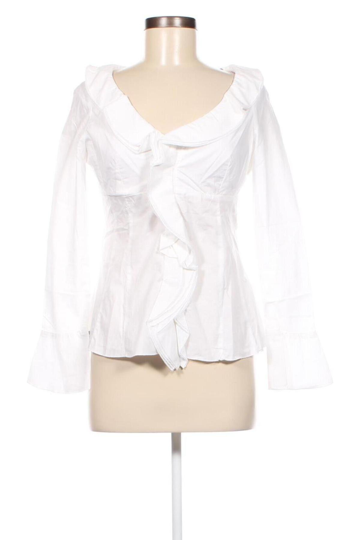 Дамска блуза Marlboro Classics, Размер M, Цвят Бял, Цена 34,00 лв.