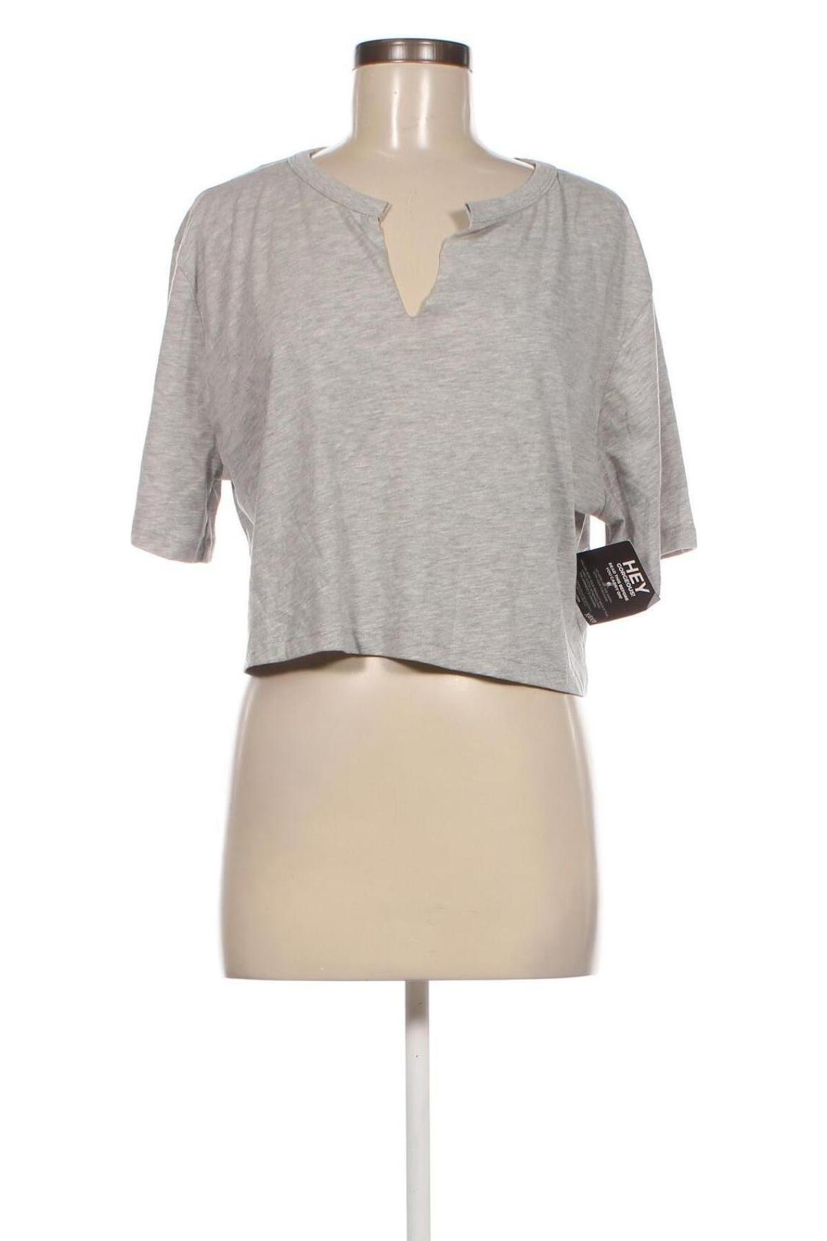 Γυναικεία μπλούζα Nly Trend, Μέγεθος L, Χρώμα Γκρί, Τιμή 4,00 €