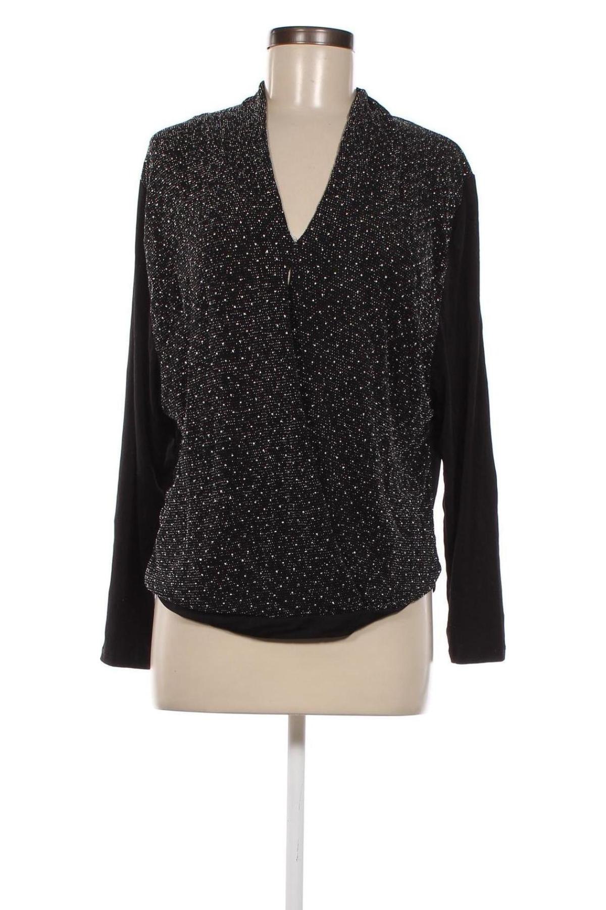 Дамска блуза Terra di Siena, Размер M, Цвят Черен, Цена 4,08 лв.
