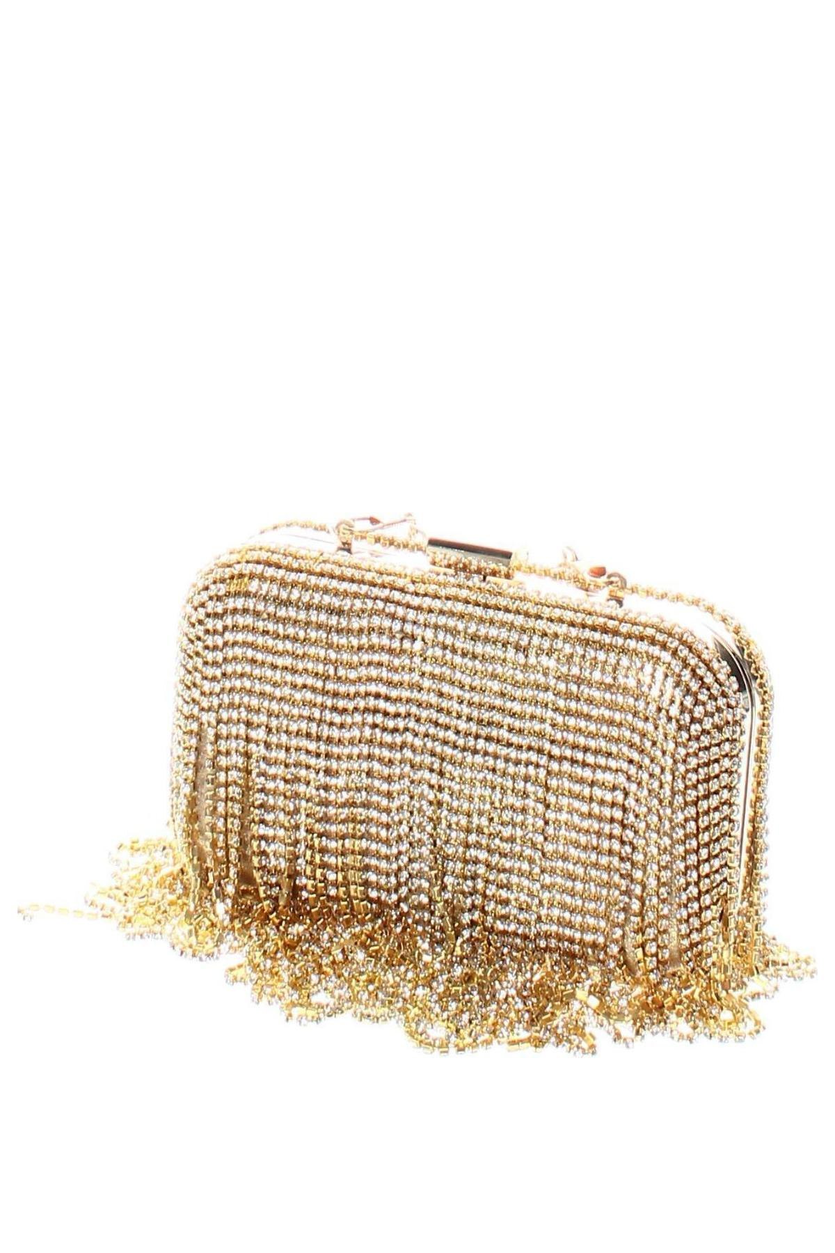 Γυναικεία τσάντα Mascara, Χρώμα Χρυσαφί, Τιμή 60,31 €
