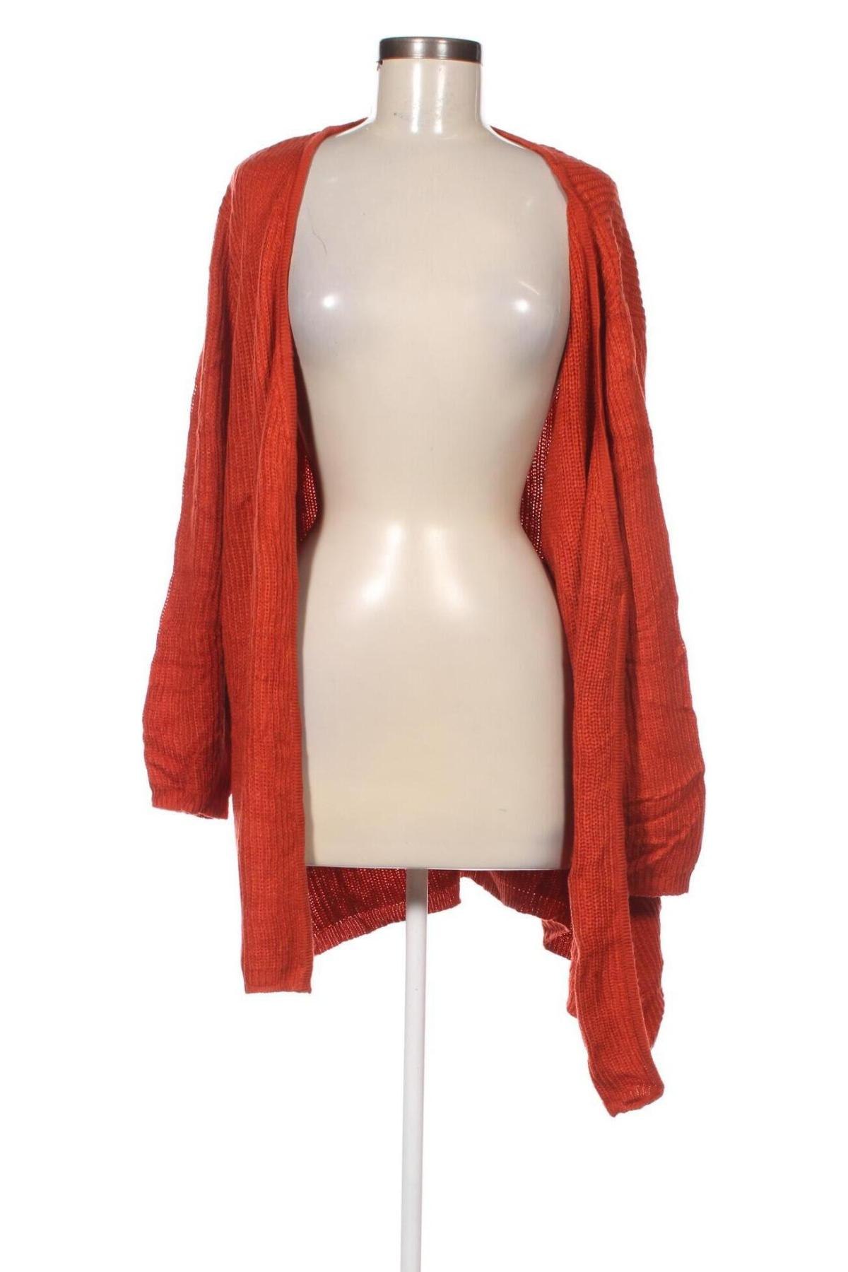 Damen Strickjacke, Größe XL, Farbe Orange, Preis € 2,62
