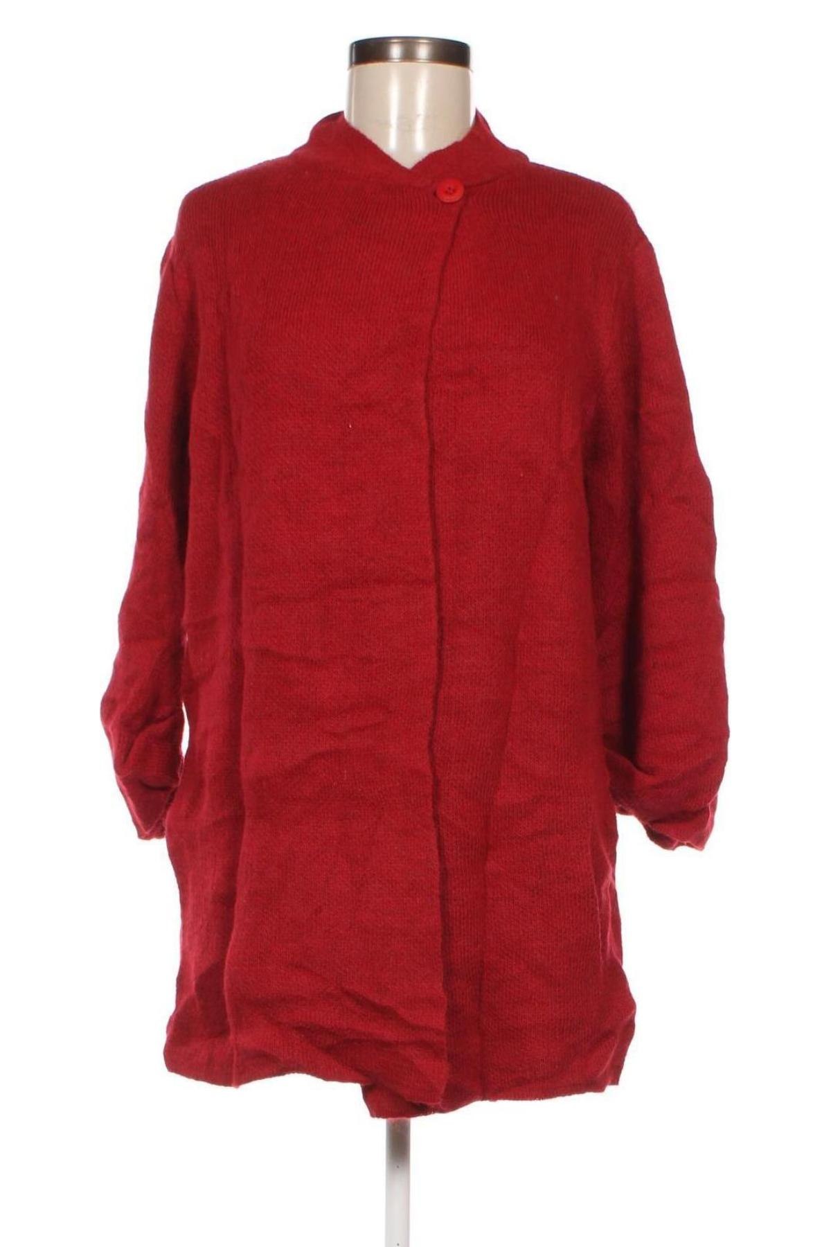 Damen Strickjacke, Größe M, Farbe Rot, Preis 2,42 €