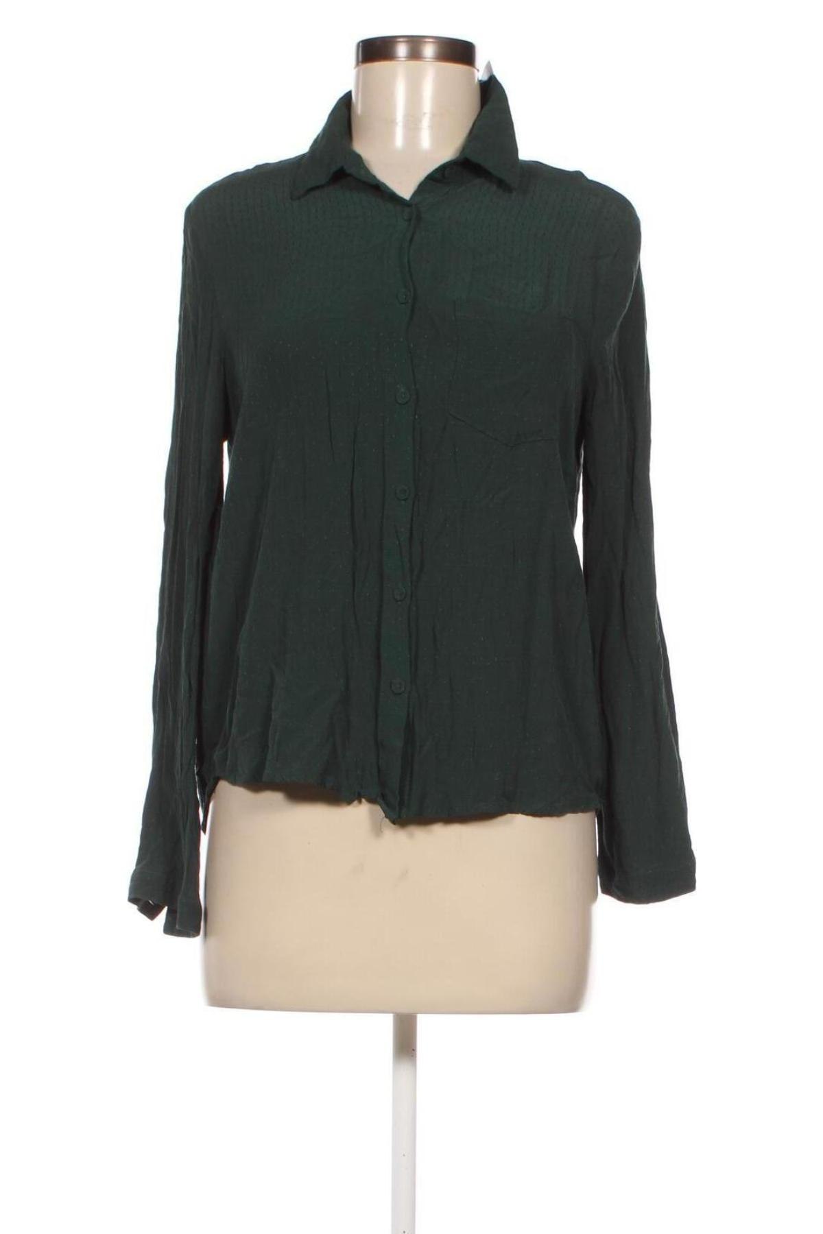 Γυναικείο πουκάμισο Andy & Lucy, Μέγεθος L, Χρώμα Πράσινο, Τιμή 14,85 €