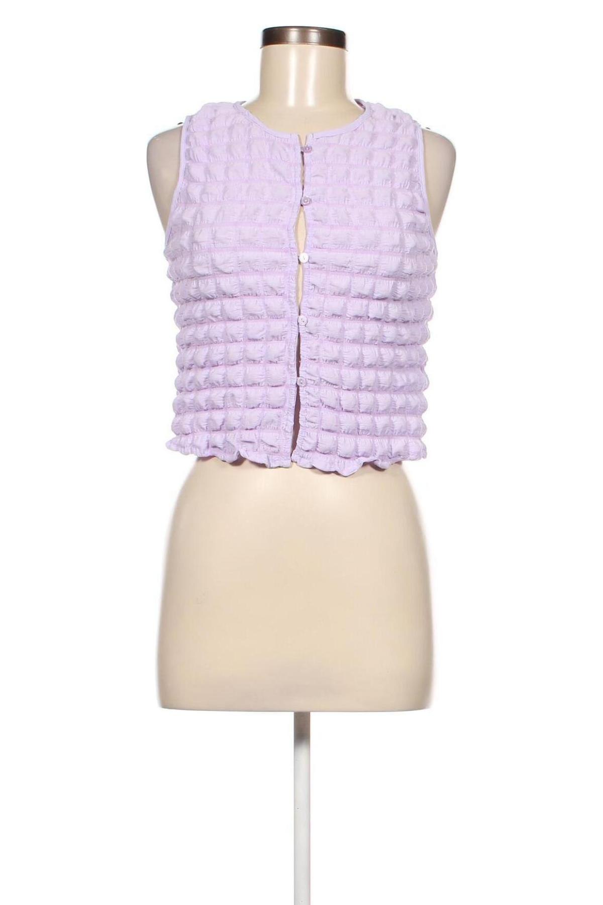Γυναικείο πουκάμισο Fb Sister, Μέγεθος M, Χρώμα Βιολετί, Τιμή 1,66 €