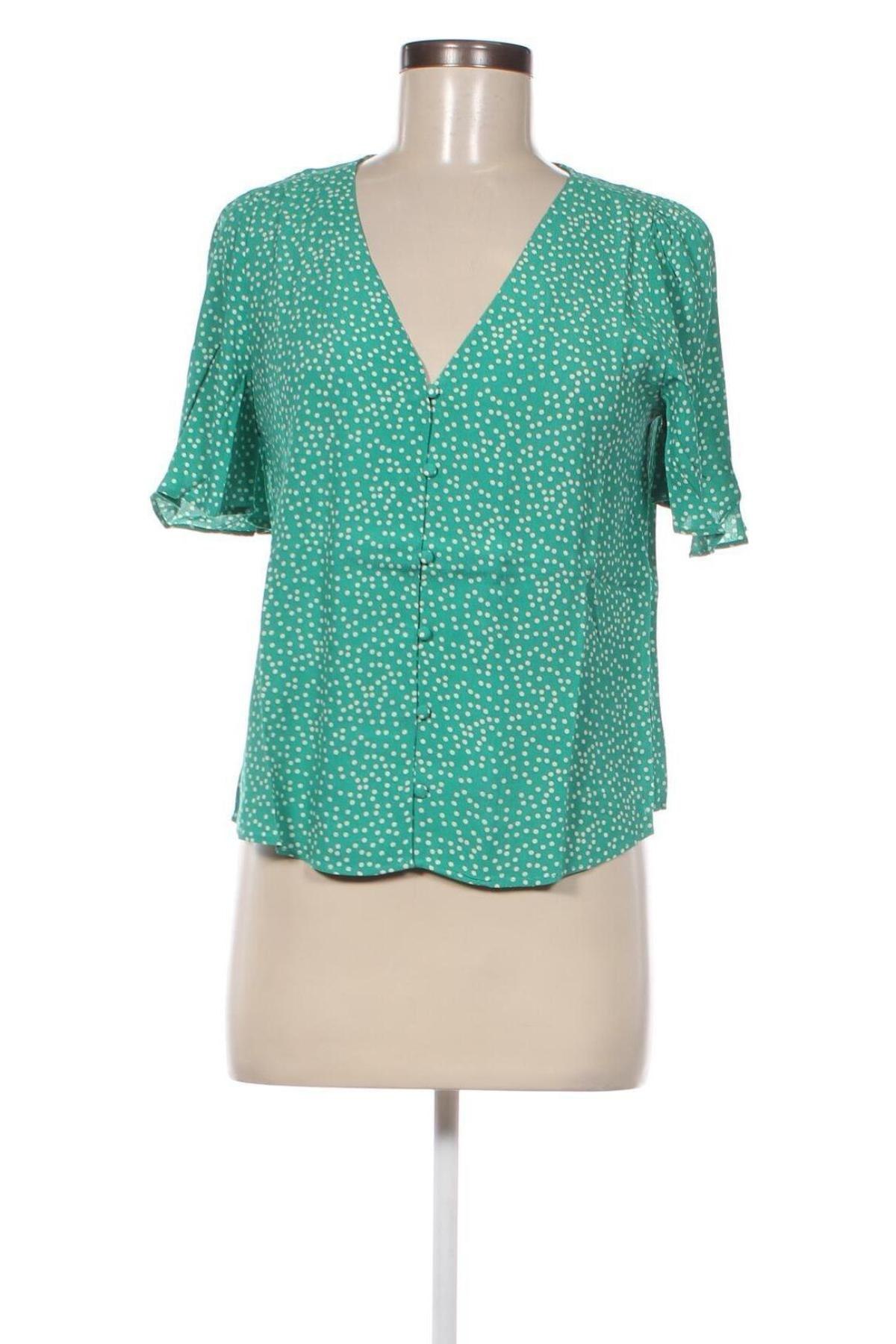 Γυναικείο πουκάμισο Mango, Μέγεθος S, Χρώμα Πράσινο, Τιμή 2,78 €