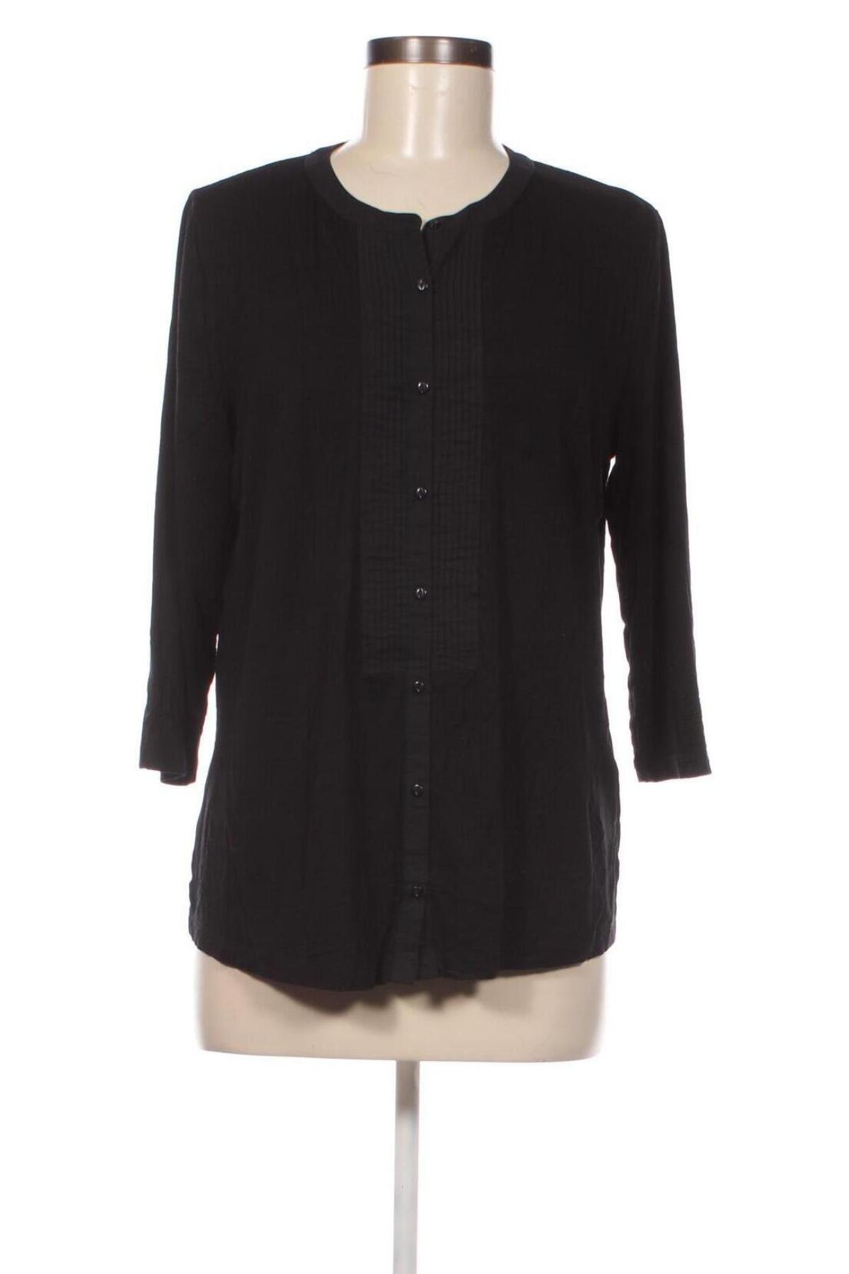 Γυναικείο πουκάμισο Zamba, Μέγεθος XS, Χρώμα Μαύρο, Τιμή 1,61 €