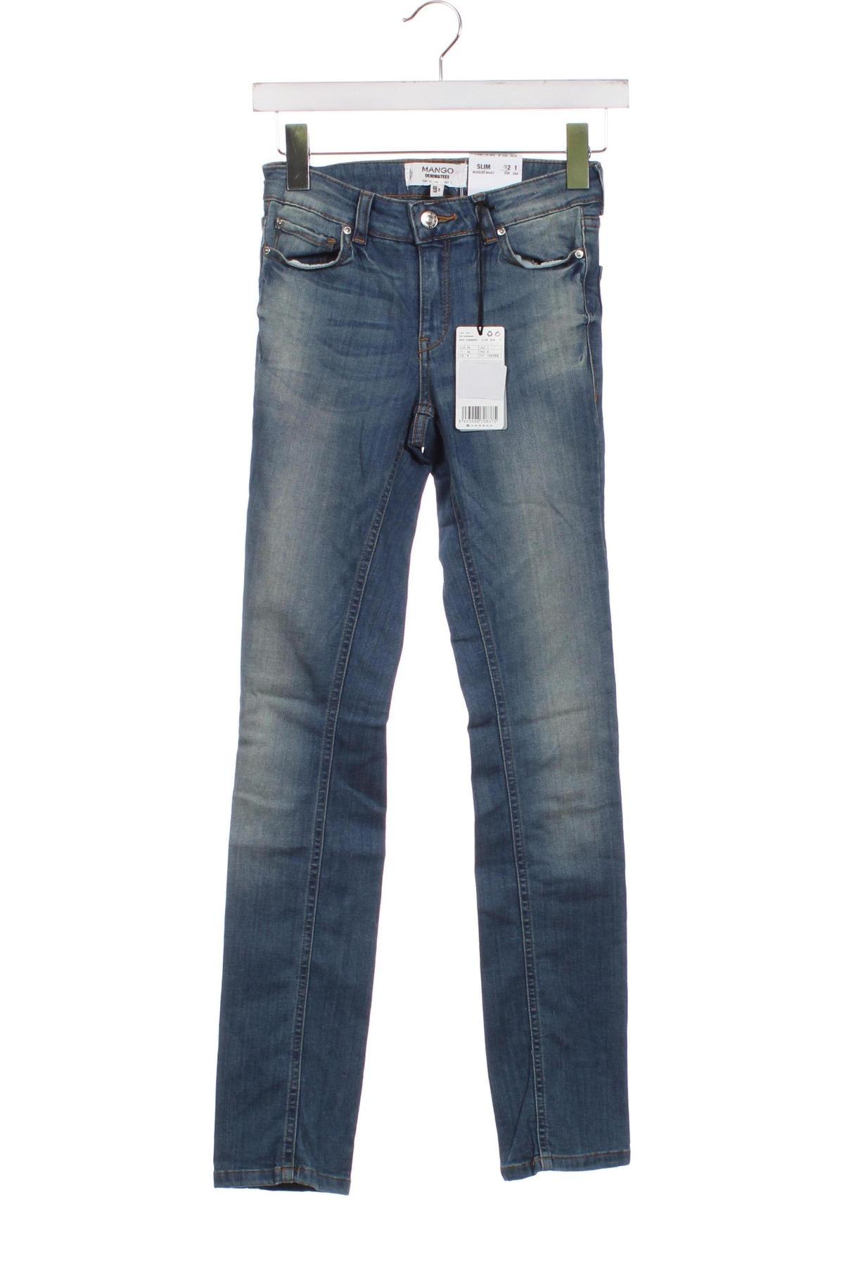 Damen Jeans Mango, Größe XXS, Farbe Blau, Preis 7,36 €