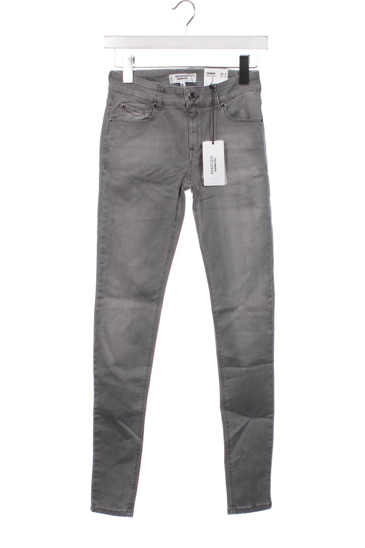 Damen Jeans Mango, Größe XS, Farbe Grau, Preis 7,36 €