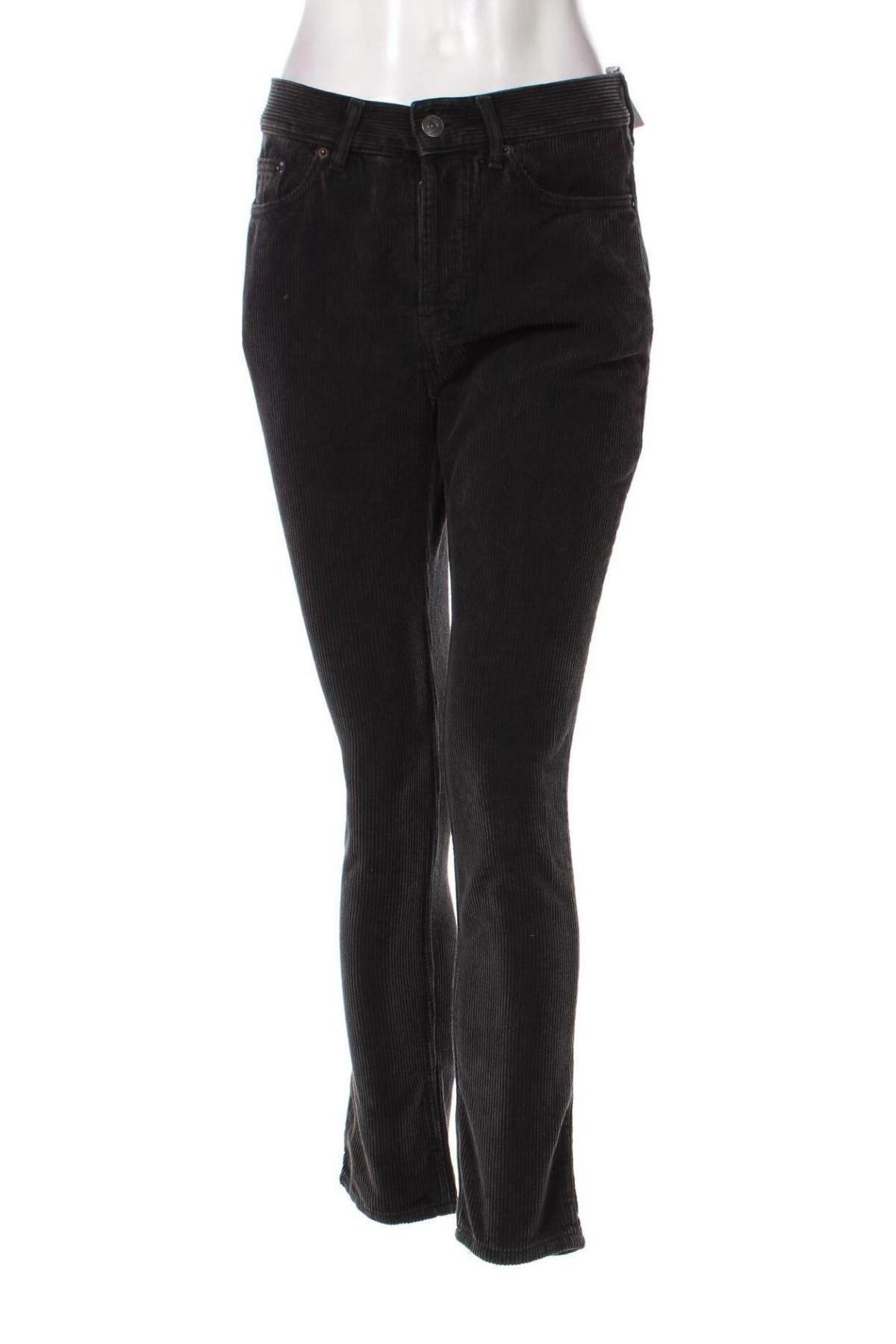 Pantaloni de velvet de femei BDG, Mărime M, Culoare Gri, Preț 37,20 Lei
