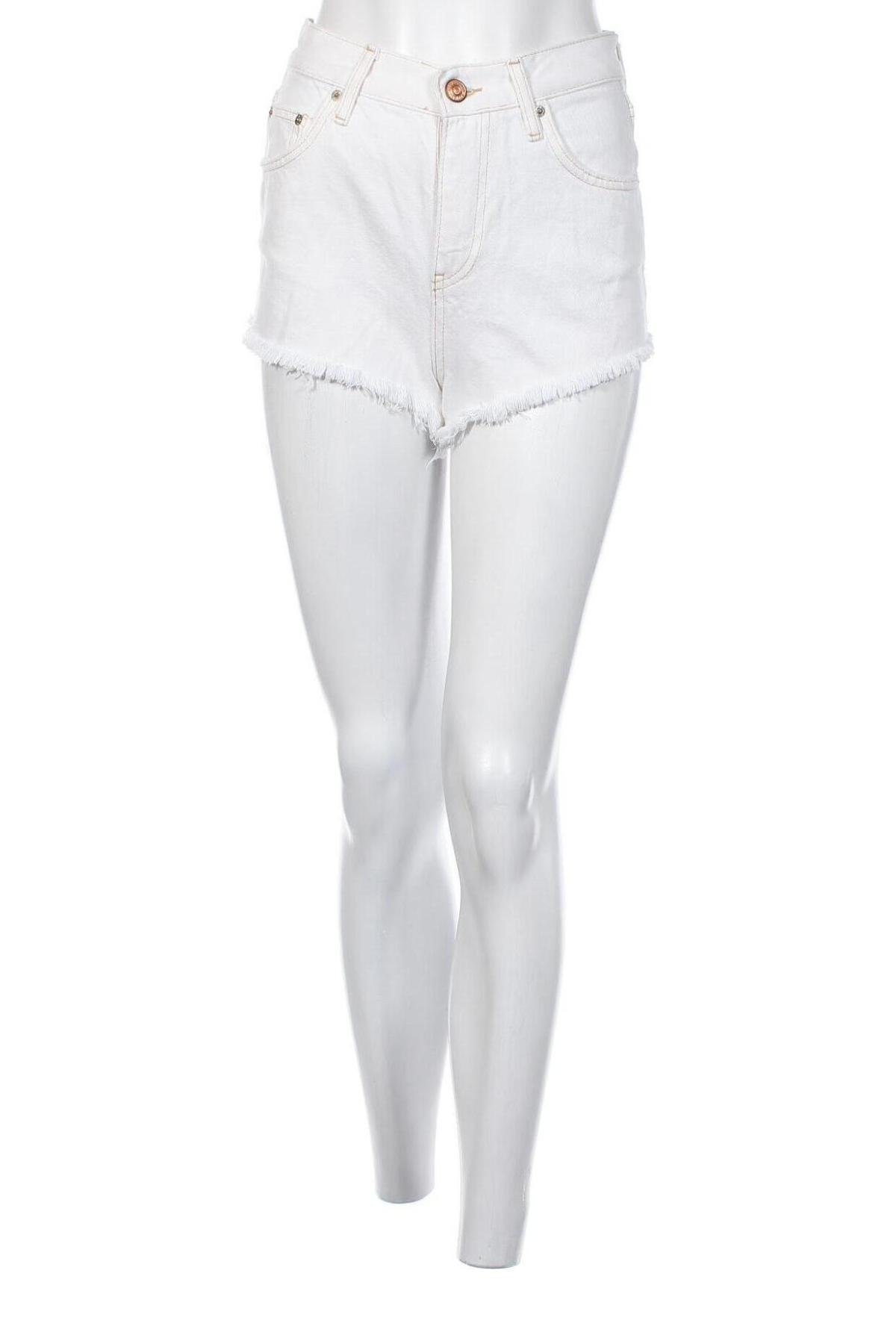 Дамски къс панталон BDG, Размер XXS, Цвят Бял, Цена 13,68 лв.