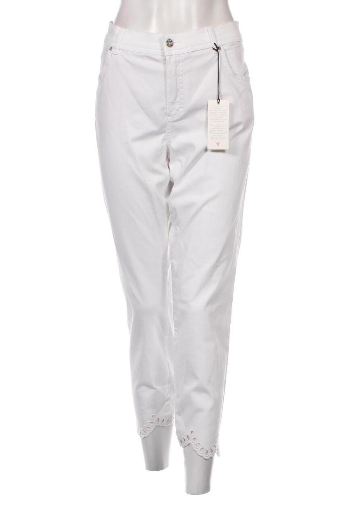 Γυναικείο παντελόνι Angels, Μέγεθος XL, Χρώμα Λευκό, Τιμή 14,94 €