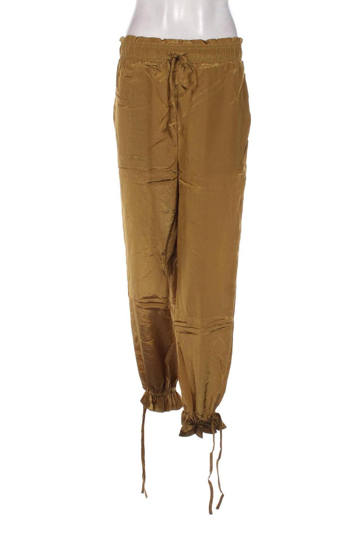 Pantaloni de femei Ghospell, Mărime S, Culoare Verde, Preț 480,26 Lei