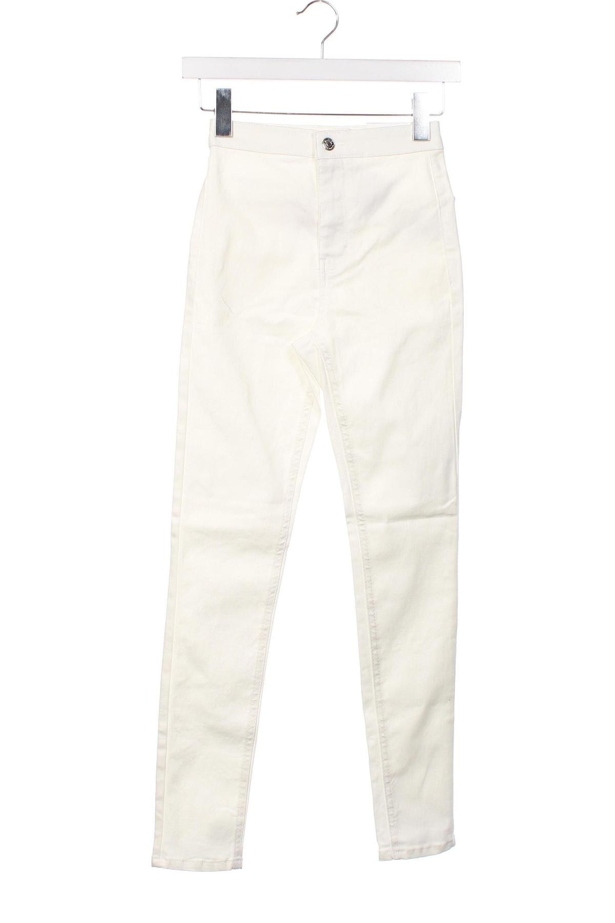 Γυναικείο παντελόνι Jennyfer, Μέγεθος XXS, Χρώμα Λευκό, Τιμή 7,35 €