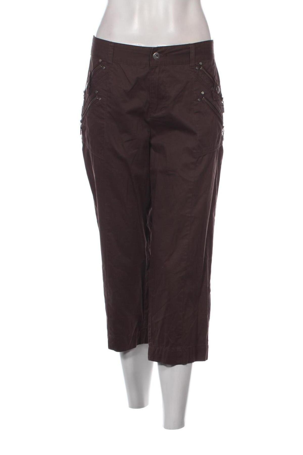 Дамски панталон John Richmond, Размер M, Цвят Кафяв, Цена 8,16 лв.