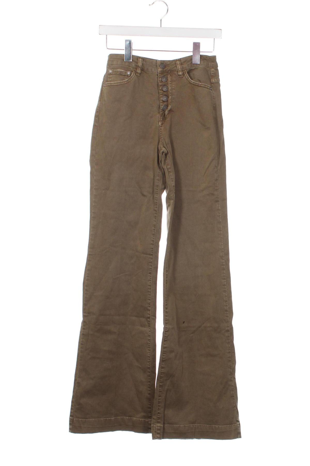 Дамски панталон Mango, Размер XS, Цвят Кафяв, Цена 15,64 лв.