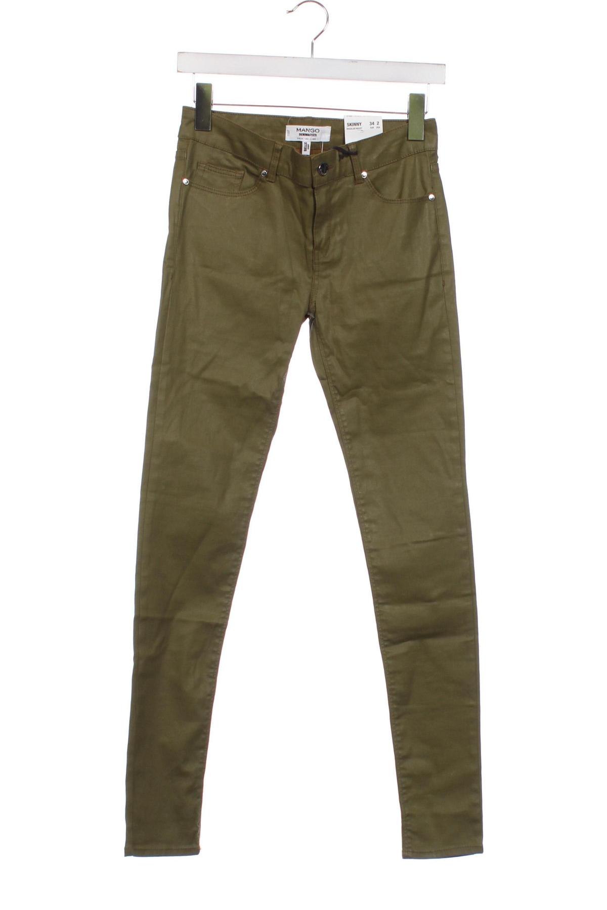 Dámské kalhoty  Mango, Velikost XS, Barva Zelená, Cena  247,00 Kč
