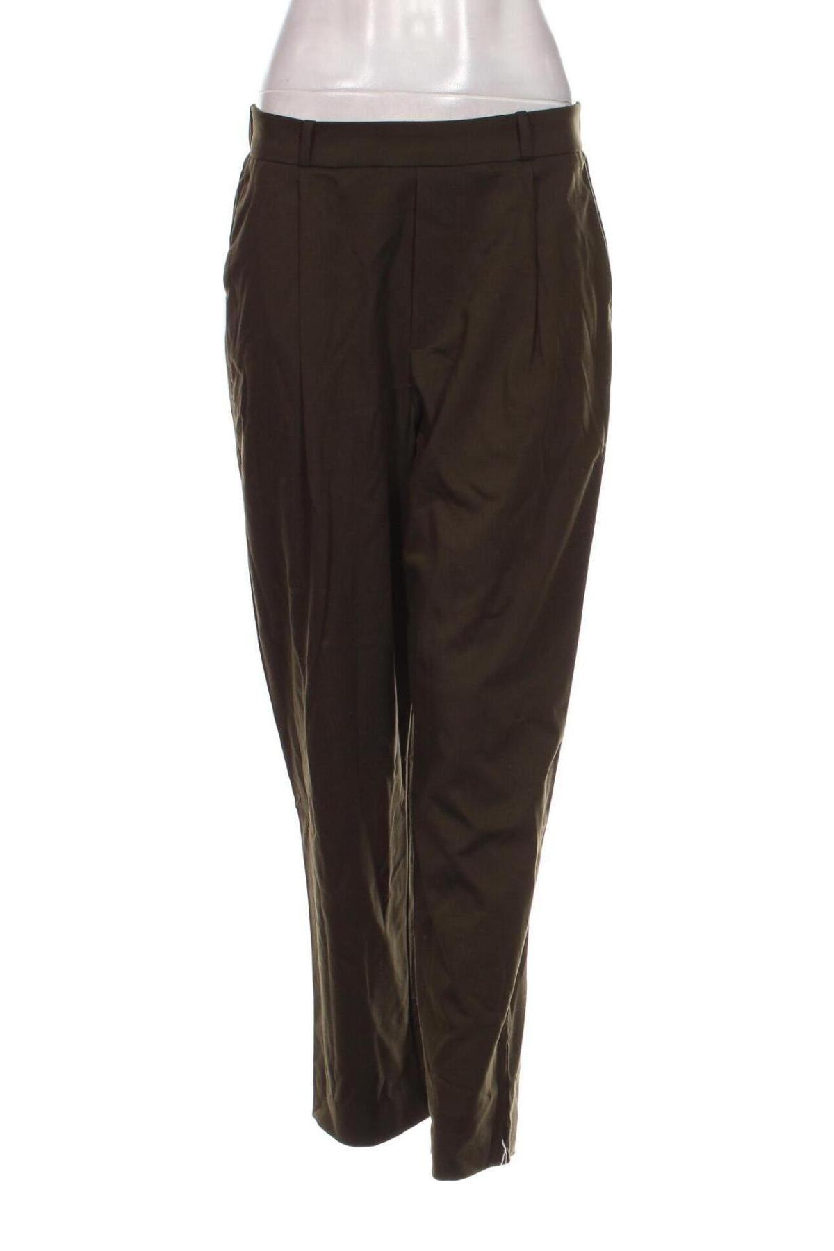 Pantaloni de femei Mango, Mărime L, Culoare Verde, Preț 223,68 Lei