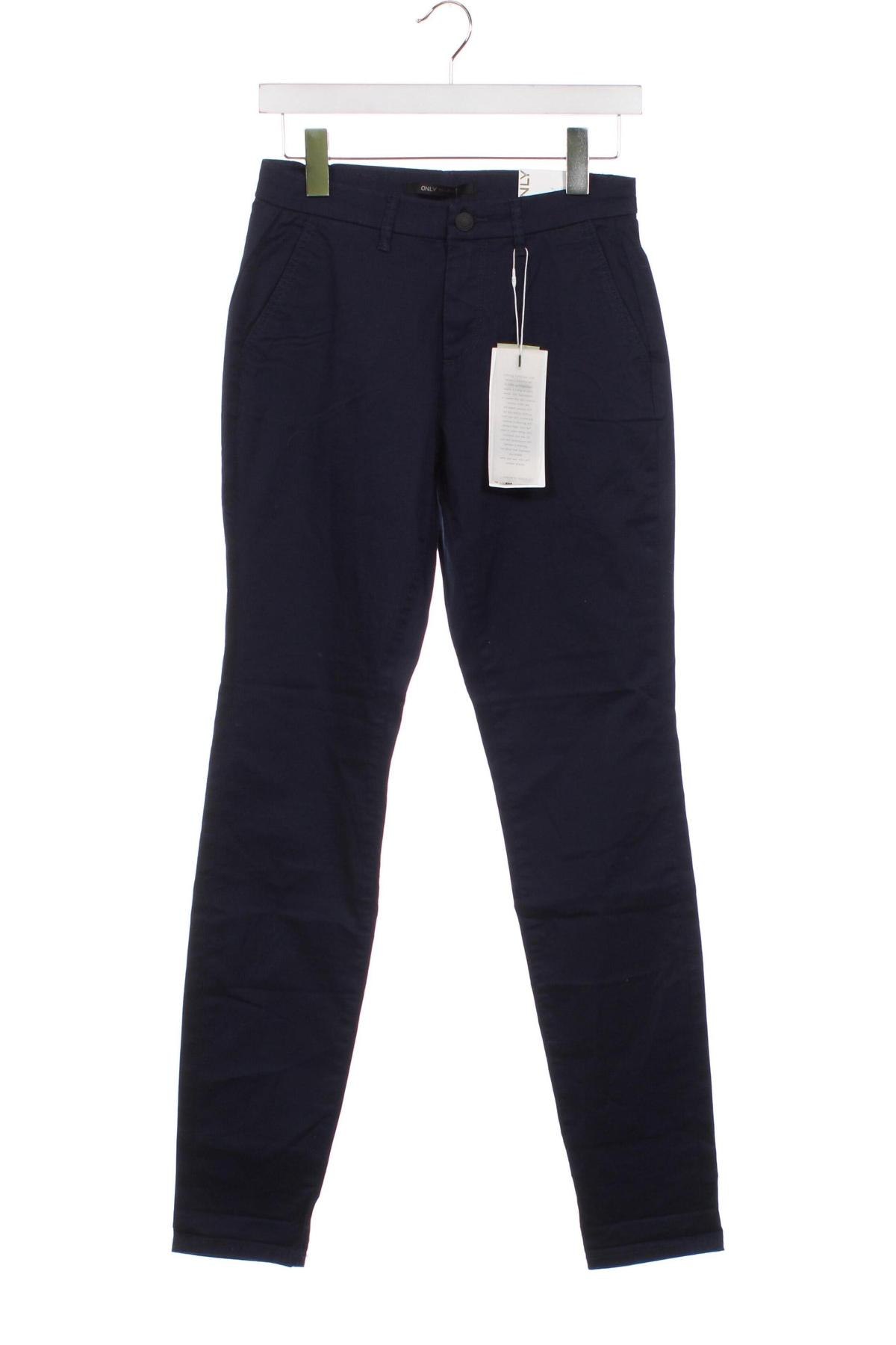 Дамски панталон ONLY, Размер XS, Цвят Син, Цена 54,00 лв.
