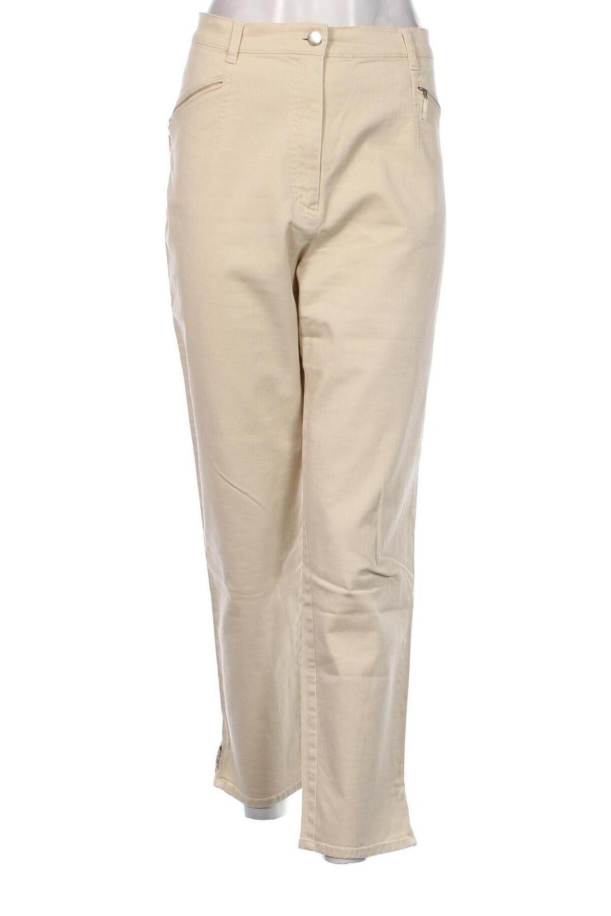 Dámské kalhoty  Pier Angelini, Velikost L, Barva Krémová, Cena  462,00 Kč