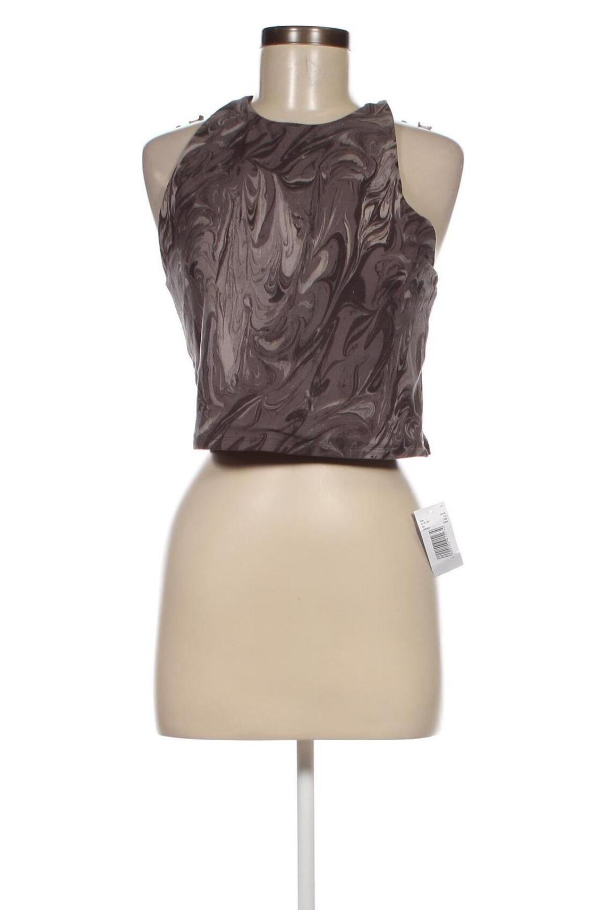 Γυναικείο αμάνικο μπλουζάκι Abercrombie & Fitch, Μέγεθος L, Χρώμα Γκρί, Τιμή 29,90 €