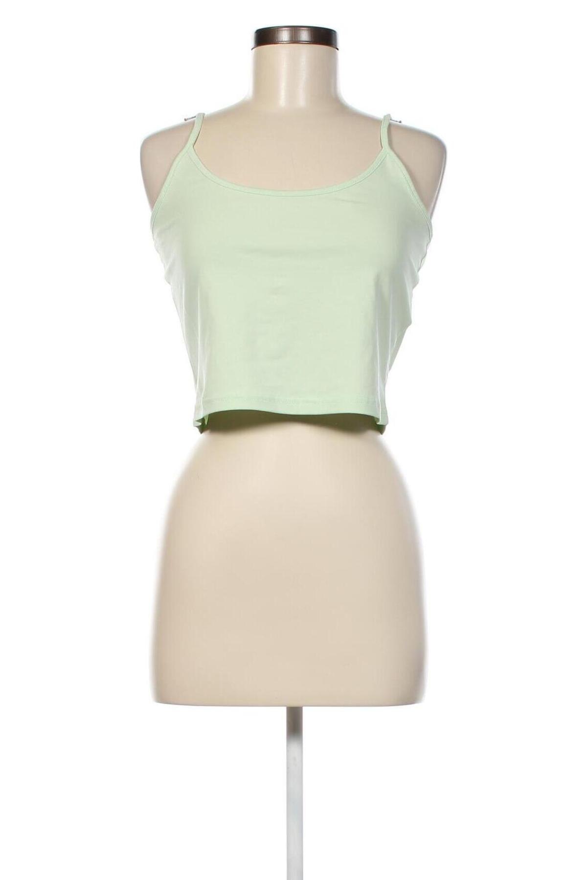 Γυναικείο αμάνικο μπλουζάκι Even&Odd, Μέγεθος L, Χρώμα Πράσινο, Τιμή 3,68 €