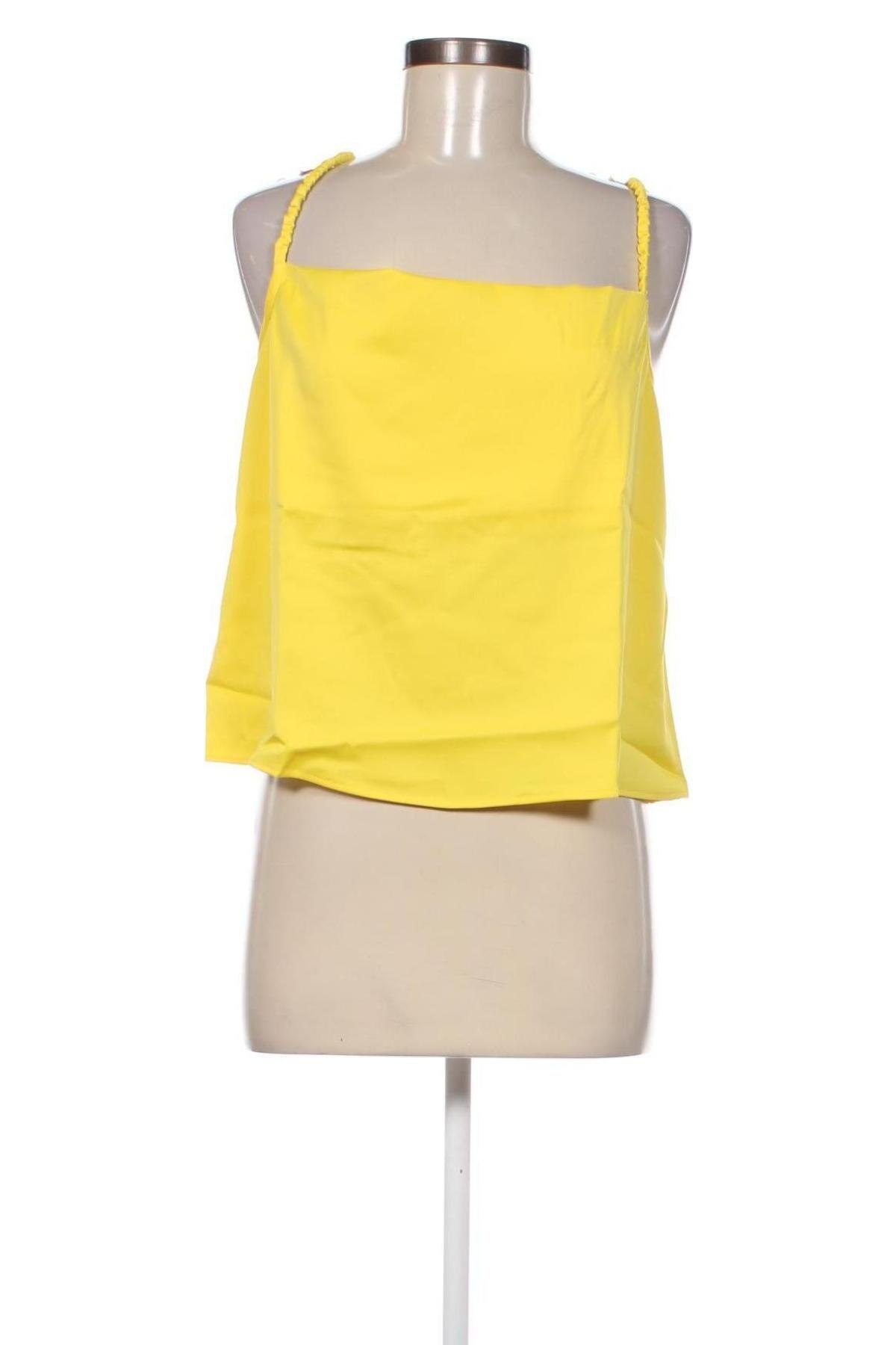 Γυναικείο αμάνικο μπλουζάκι Mango, Μέγεθος M, Χρώμα Κίτρινο, Τιμή 15,98 €