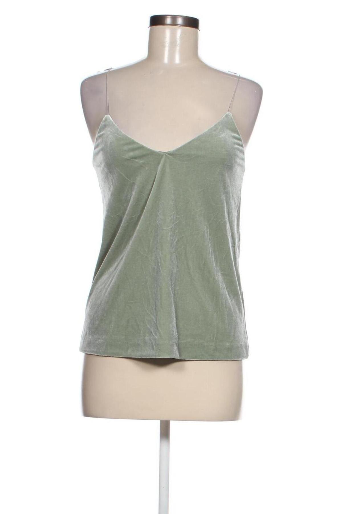 Γυναικείο αμάνικο μπλουζάκι Mtwtfss Weekday, Μέγεθος XS, Χρώμα Πράσινο, Τιμή 3,03 €