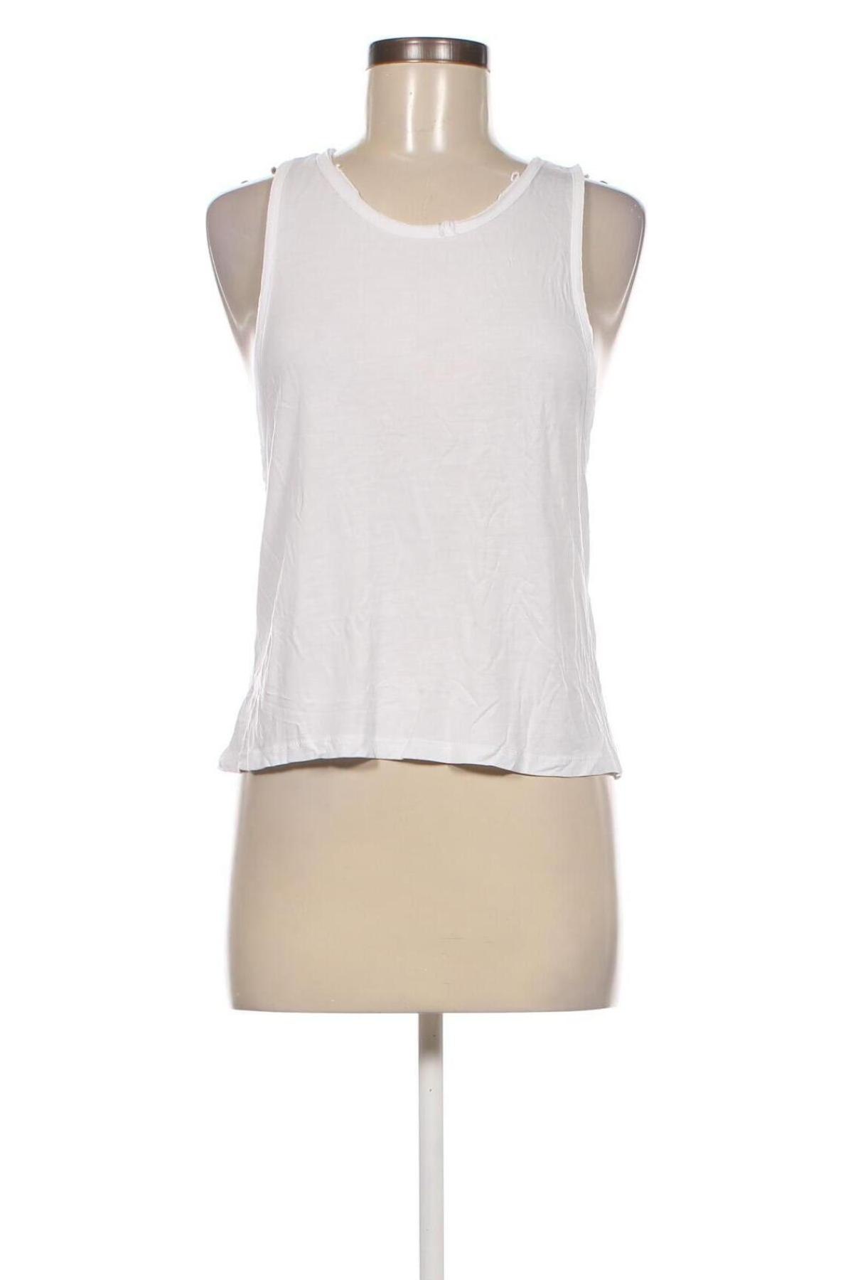 Γυναικείο αμάνικο μπλουζάκι NA-KD, Μέγεθος S, Χρώμα Λευκό, Τιμή 14,95 €