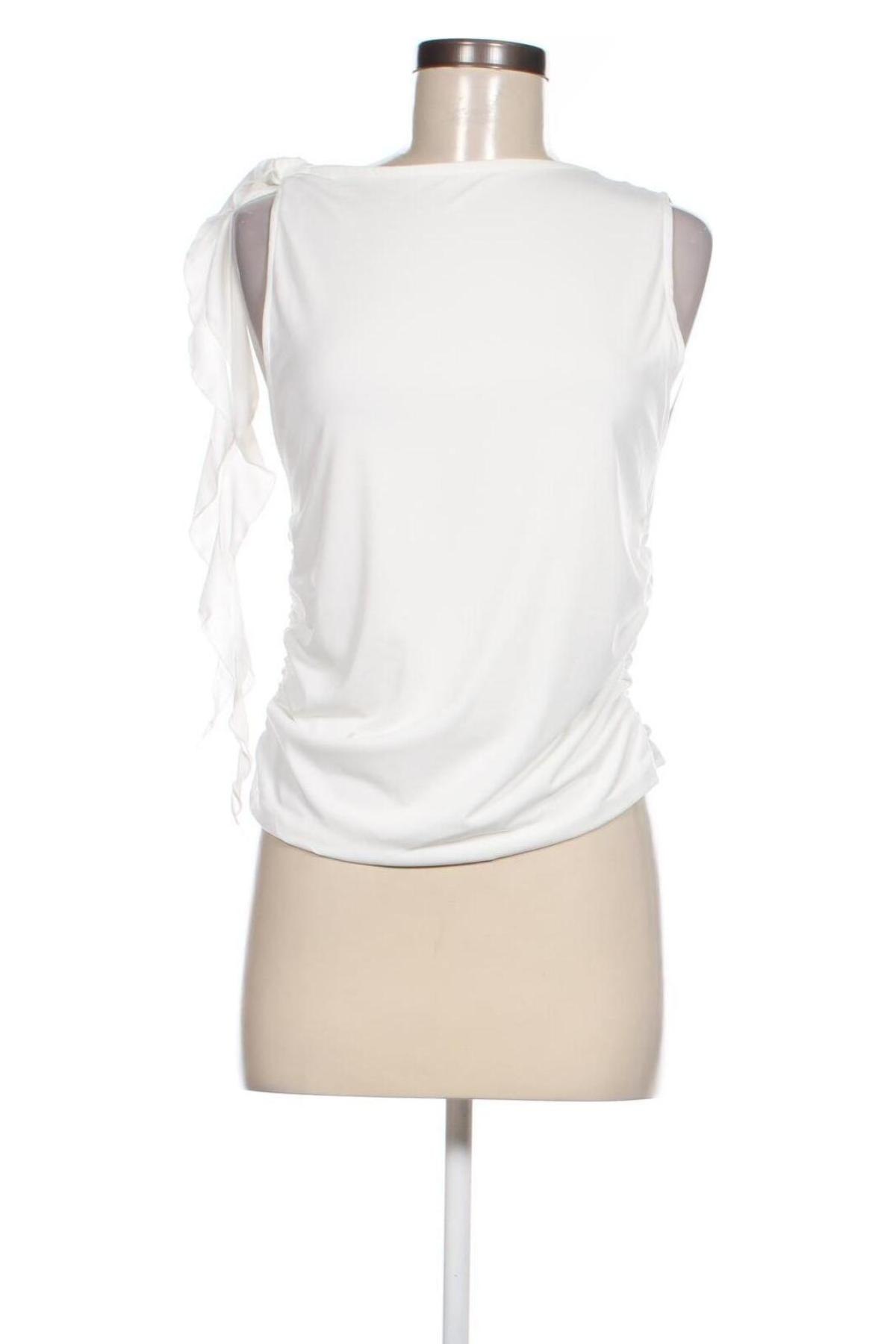 Γυναικείο αμάνικο μπλουζάκι Pull&Bear, Μέγεθος XL, Χρώμα Λευκό, Τιμή 10,82 €