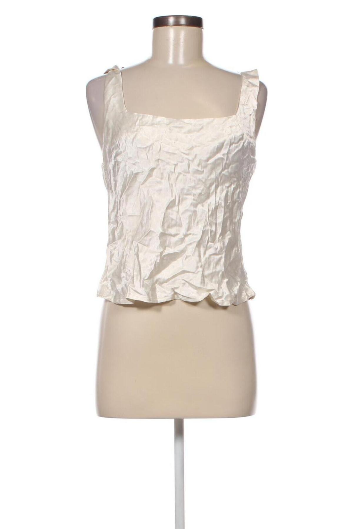 Γυναικείο αμάνικο μπλουζάκι Topshop, Μέγεθος M, Χρώμα  Μπέζ, Τιμή 6,73 €