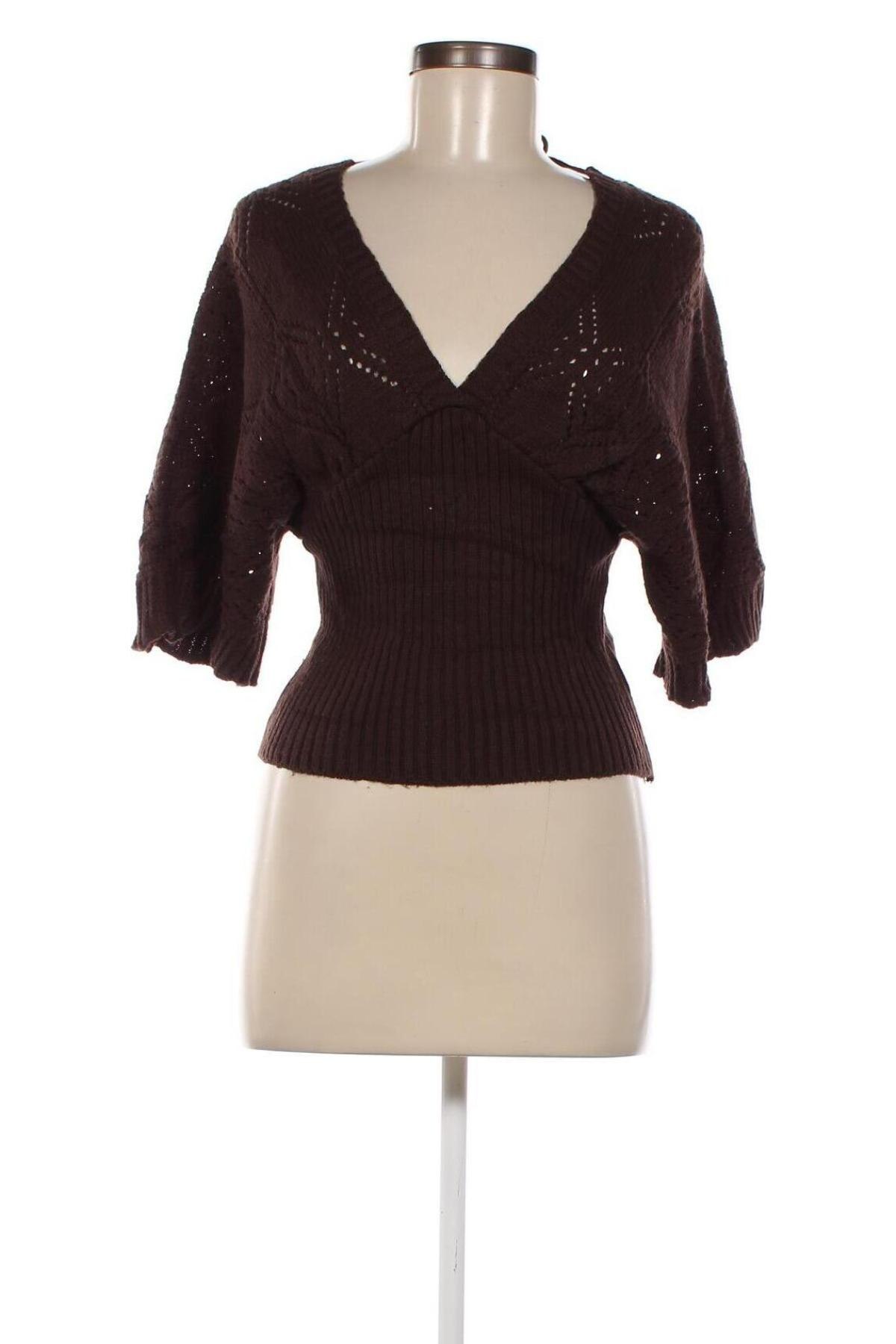 Дамски пуловер, Размер XS, Цвят Кафяв, Цена 4,35 лв.