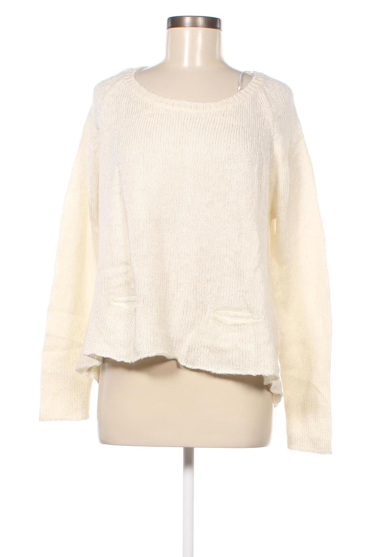 Γυναικείο πουλόβερ, Μέγεθος XL, Χρώμα Εκρού, Τιμή 2,15 €