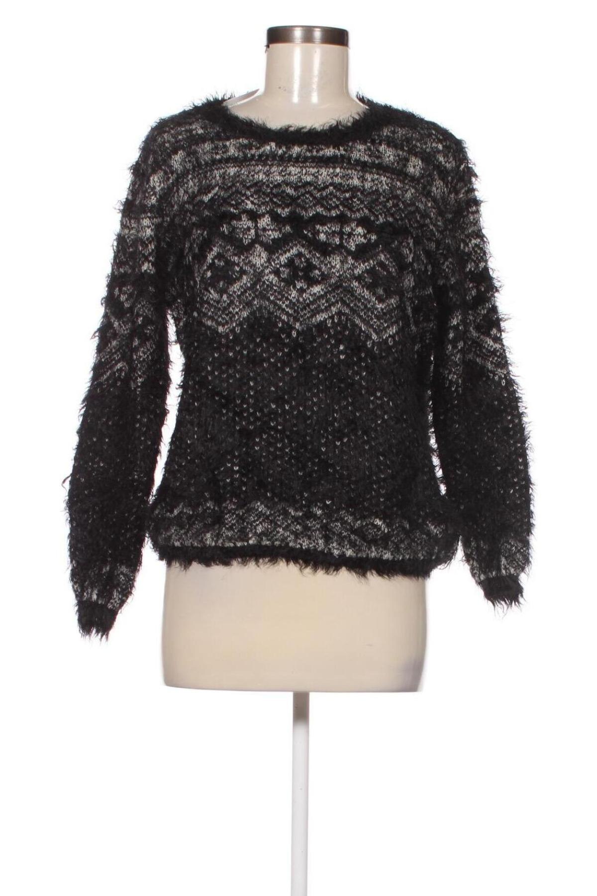 Дамски пуловер, Размер L, Цвят Черен, Цена 4,06 лв.