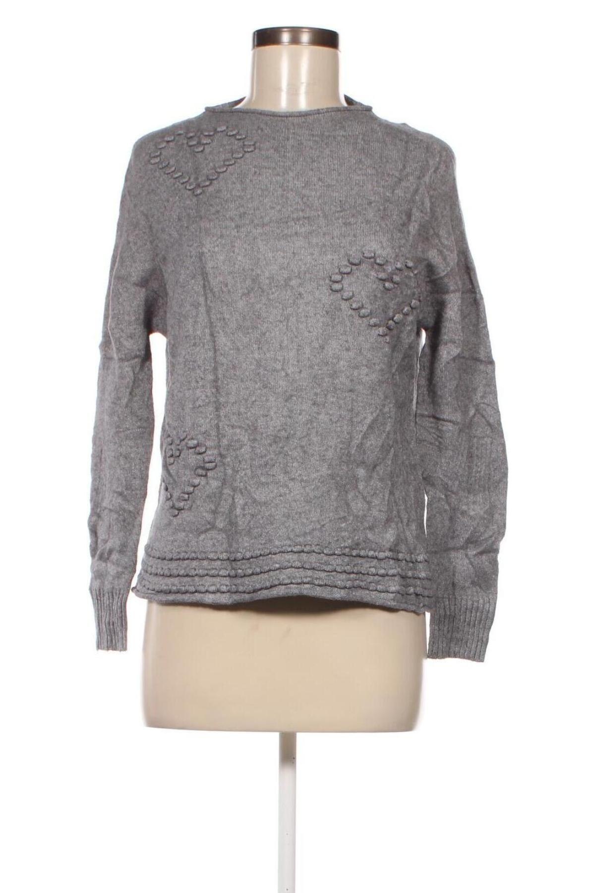 Damenpullover, Größe M, Farbe Grau, Preis 3,23 €