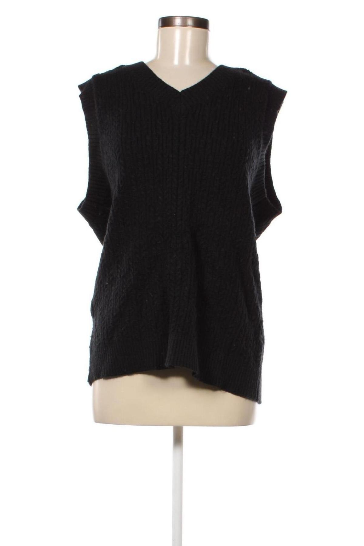 Дамски пуловер, Размер L, Цвят Черен, Цена 4,35 лв.