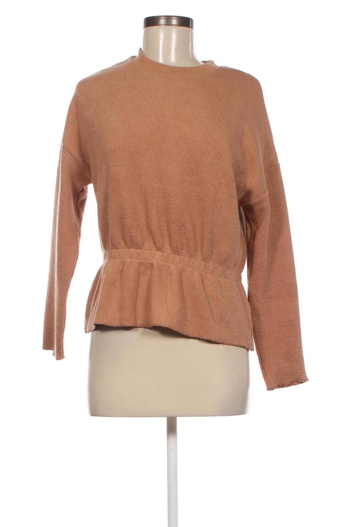 Дамски пуловер Amisu, Размер XS, Цвят Кафяв, Цена 29,01 лв.