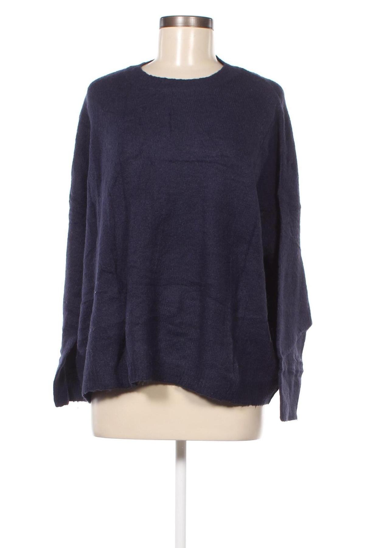 Дамски пуловер Bershka, Размер L, Цвят Син, Цена 7,25 лв.