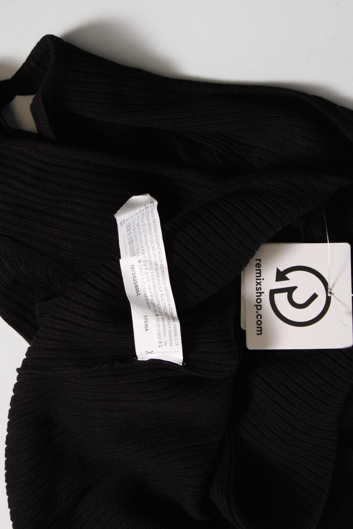 Pulover de femei Bershka, Mărime L, Culoare Negru, Preț 22,70 Lei