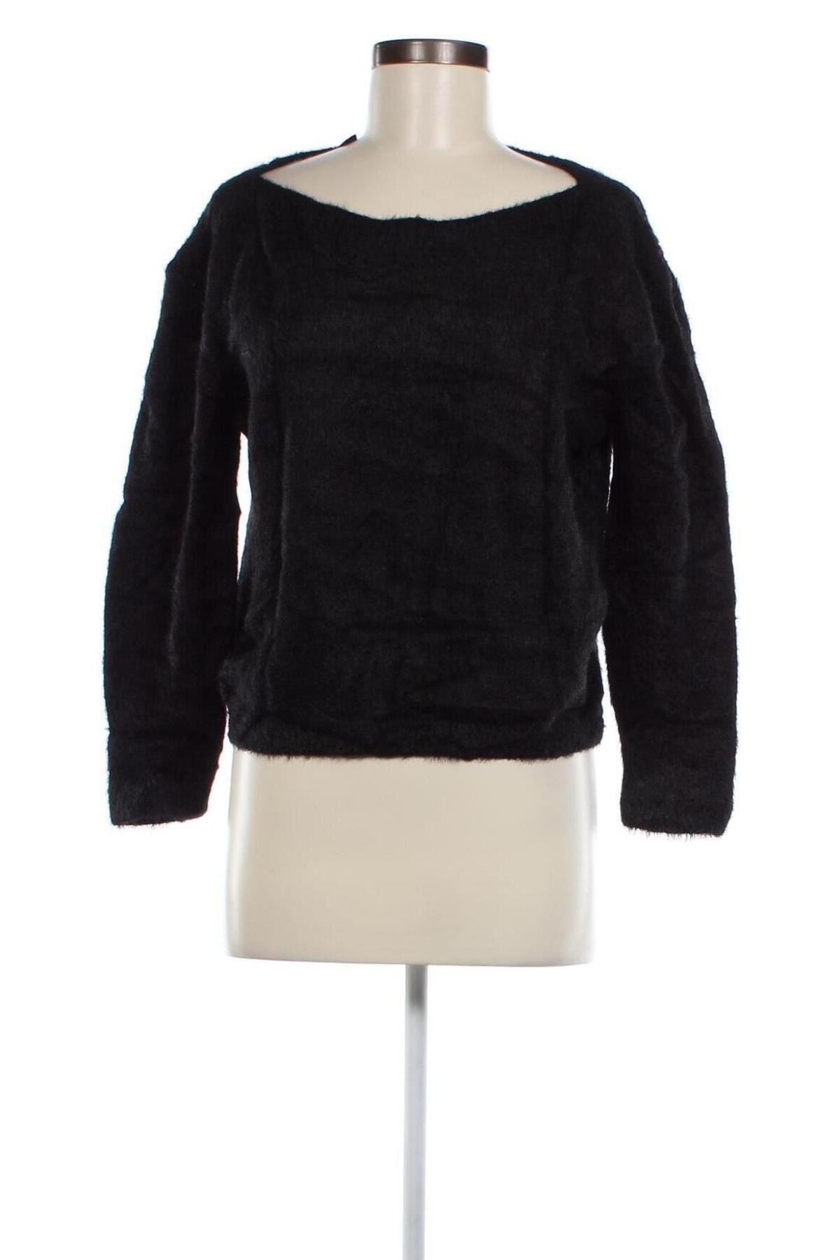 Γυναικείο πουλόβερ Camaieu, Μέγεθος M, Χρώμα Μαύρο, Τιμή 2,51 €