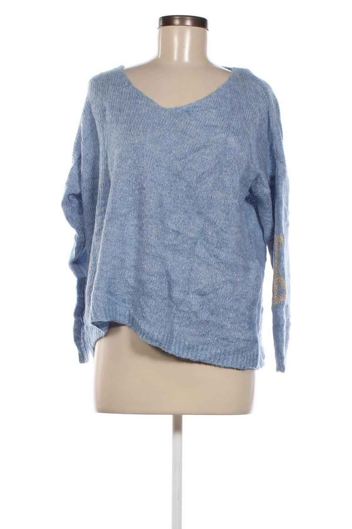 Γυναικείο πουλόβερ Classy, Μέγεθος M, Χρώμα Μπλέ, Τιμή 2,15 €