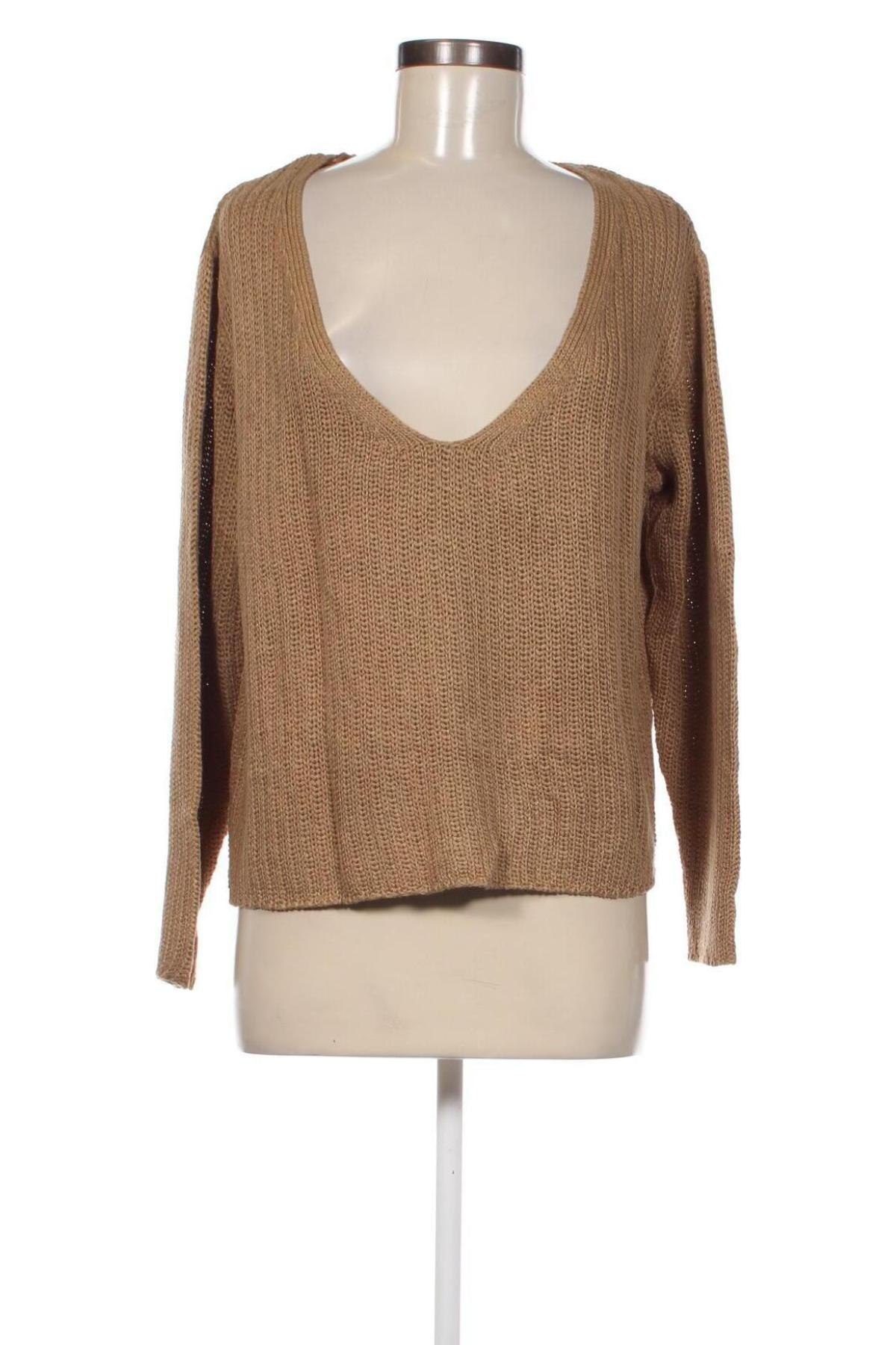 Γυναικείο πουλόβερ Easy Wear, Μέγεθος L, Χρώμα Καφέ, Τιμή 5,38 €