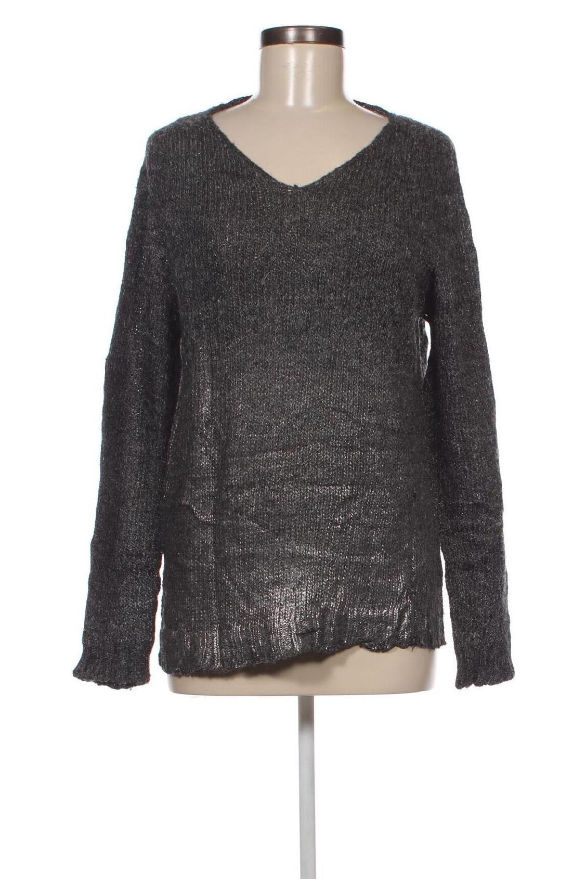 Дамски пуловер Eva Kayan, Размер L, Цвят Сив, Цена 15,40 лв.