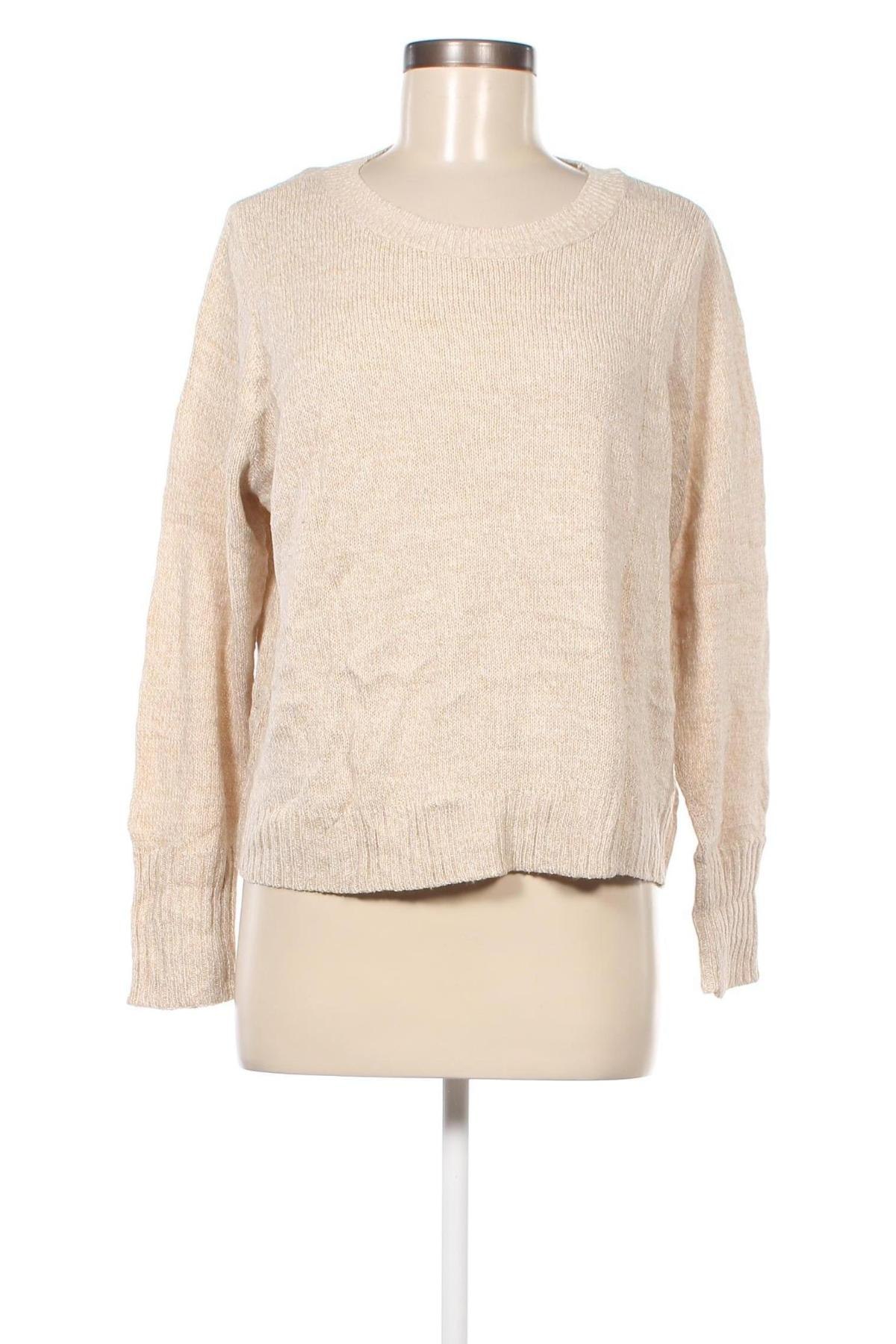 Дамски пуловер H&M Divided, Размер L, Цвят Бежов, Цена 4,06 лв.