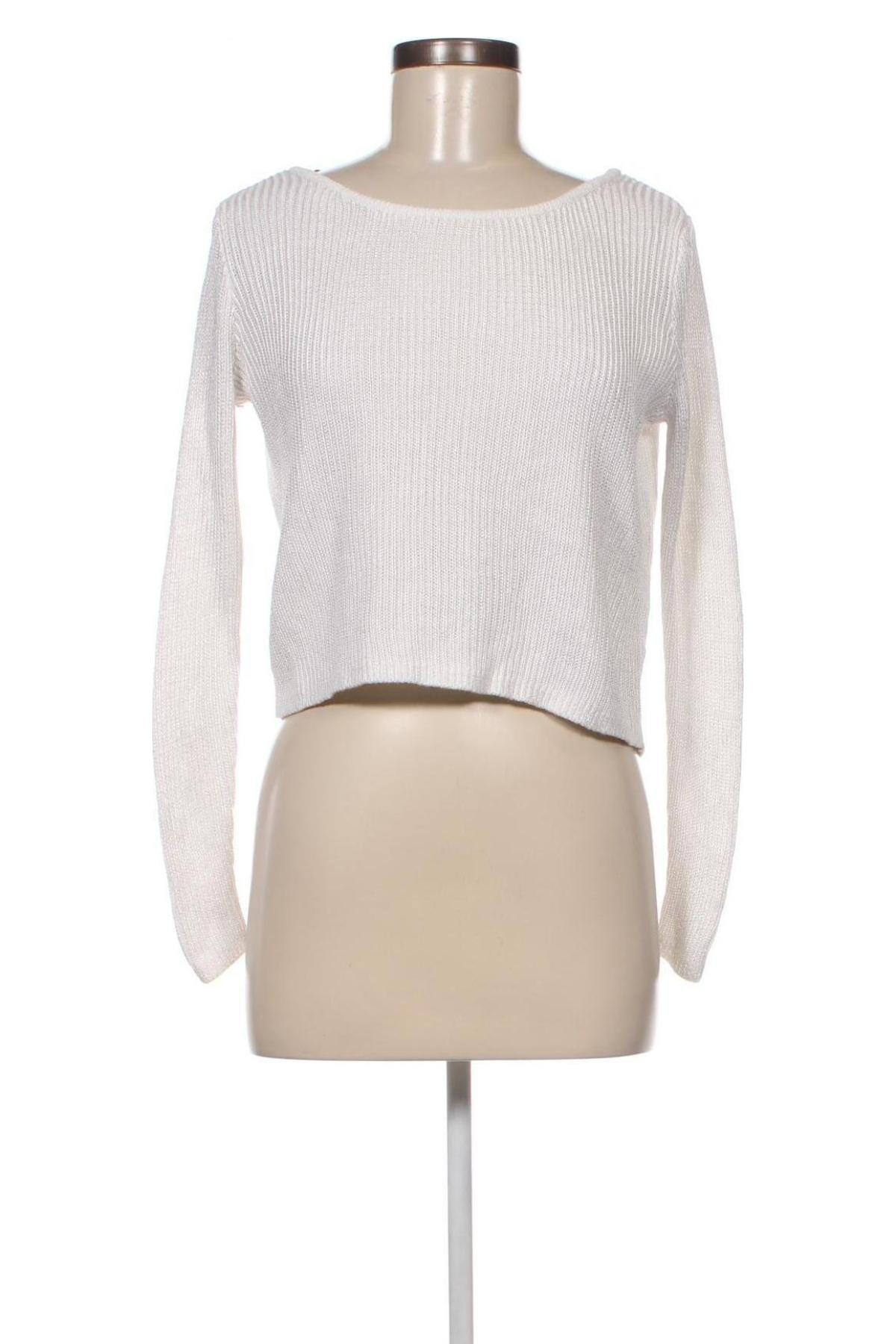 Γυναικείο πουλόβερ H&M Divided, Μέγεθος XS, Χρώμα Λευκό, Τιμή 2,33 €
