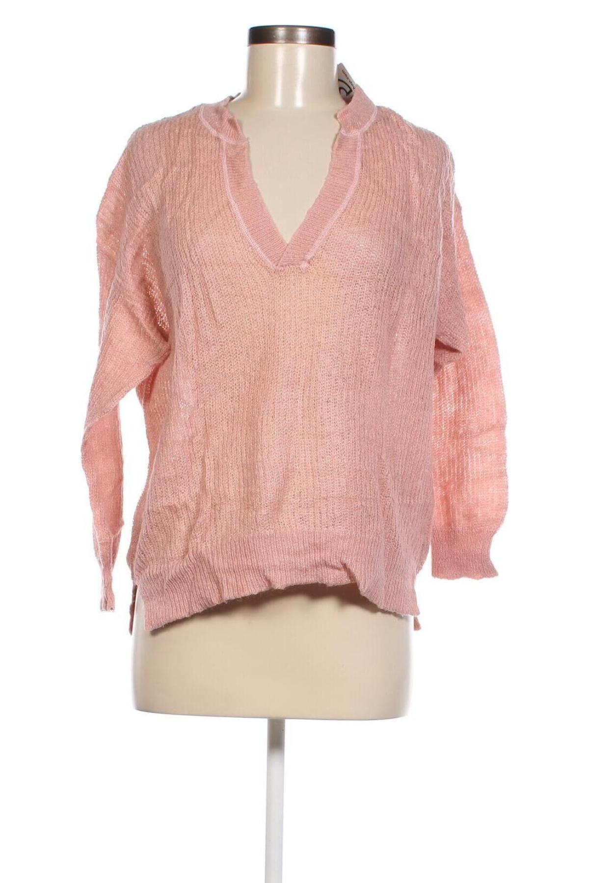Γυναικείο πουλόβερ H&M L.O.G.G., Μέγεθος S, Χρώμα Ρόζ , Τιμή 3,41 €