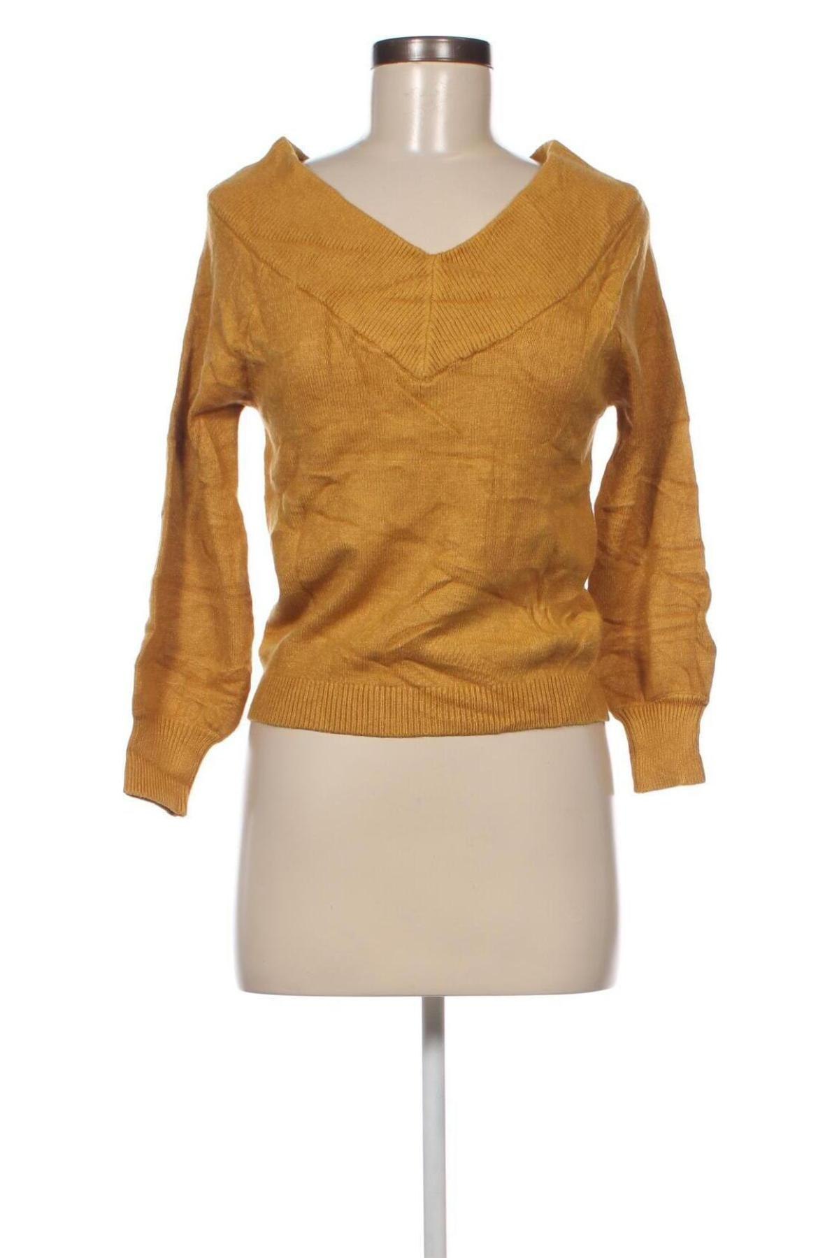 Γυναικείο πουλόβερ Jacqueline De Yong, Μέγεθος XS, Χρώμα Κίτρινο, Τιμή 2,33 €