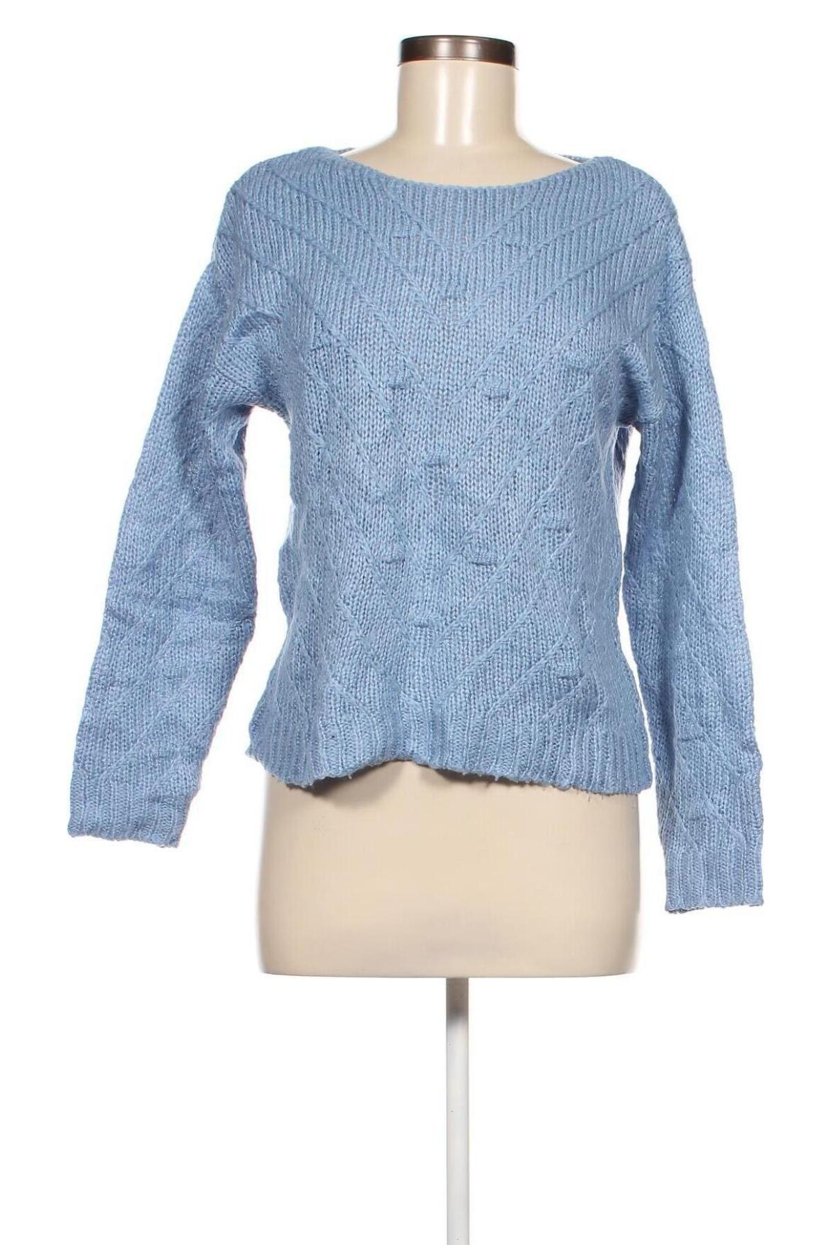 Дамски пуловер Kiabi, Размер M, Цвят Син, Цена 8,70 лв.