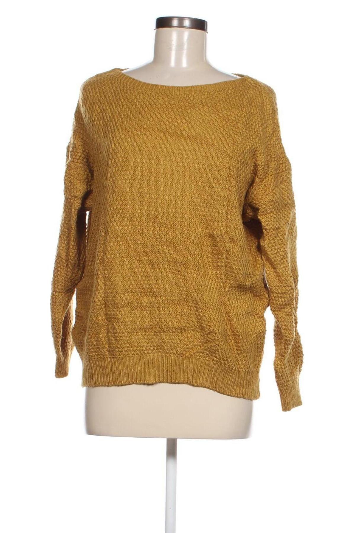Дамски пуловер Made In Italy, Размер M, Цвят Жълт, Цена 8,70 лв.